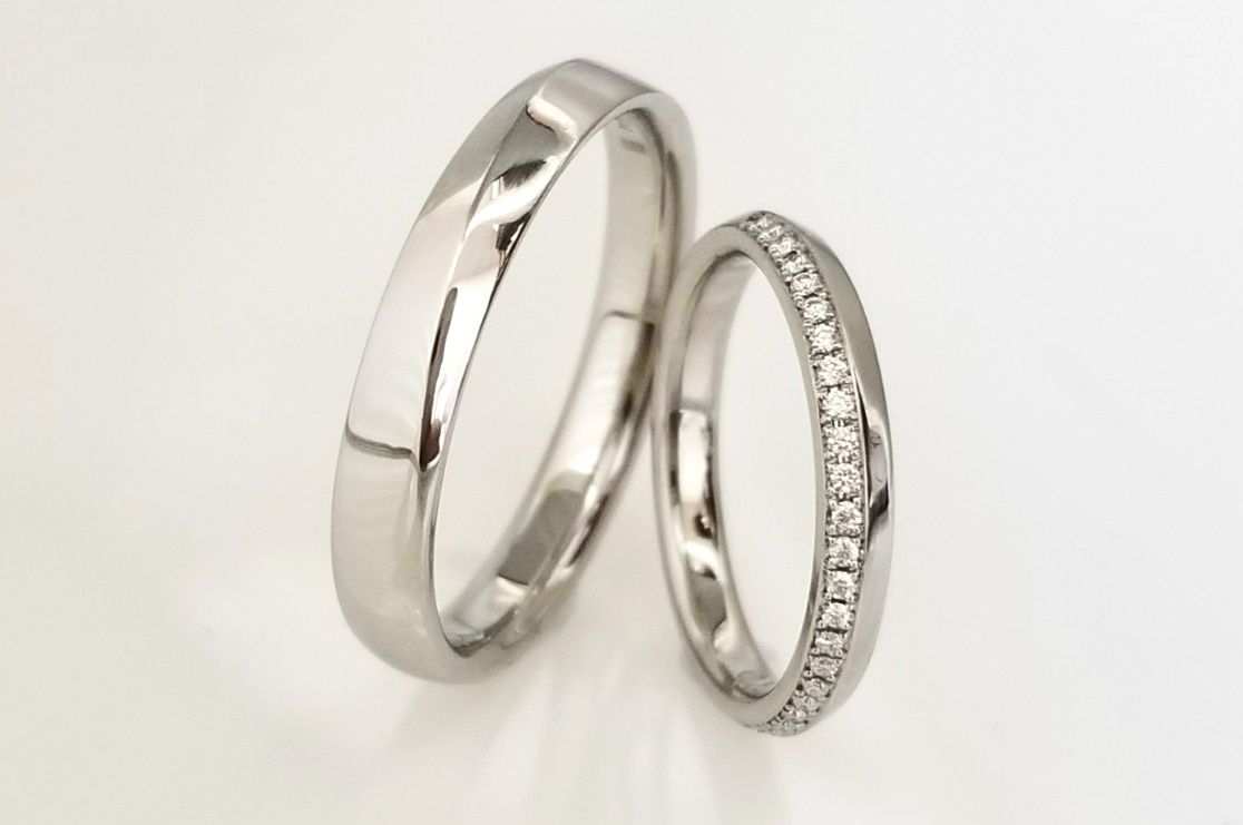 美しく輝くプラチナリング｜結婚指輪の作品集｜結婚・婚約指輪の 