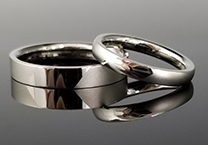婚約指輪　鍛造　オーダーメイド　プラチナ