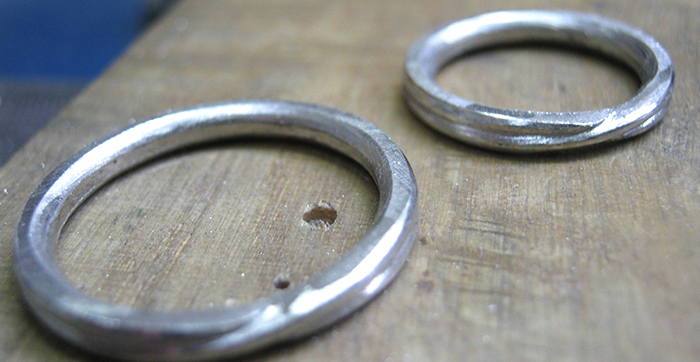 鍛造リング　結婚指輪　工程