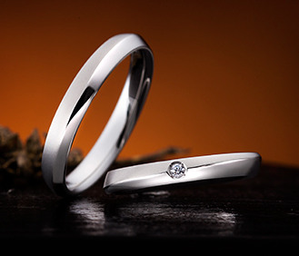 結婚指輪　鍛造リング　オーダーメイド