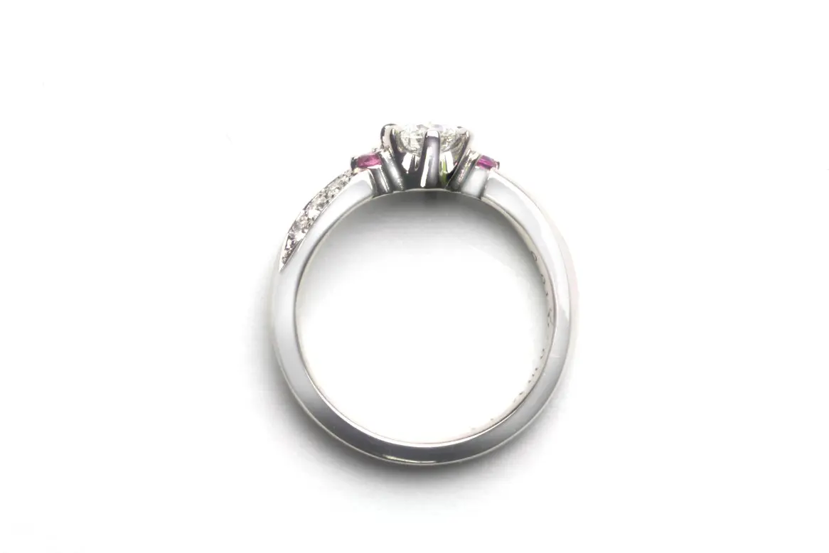 加工代専用】 オーダーメイドリング 天然 ピンク ダイヤモンド リング