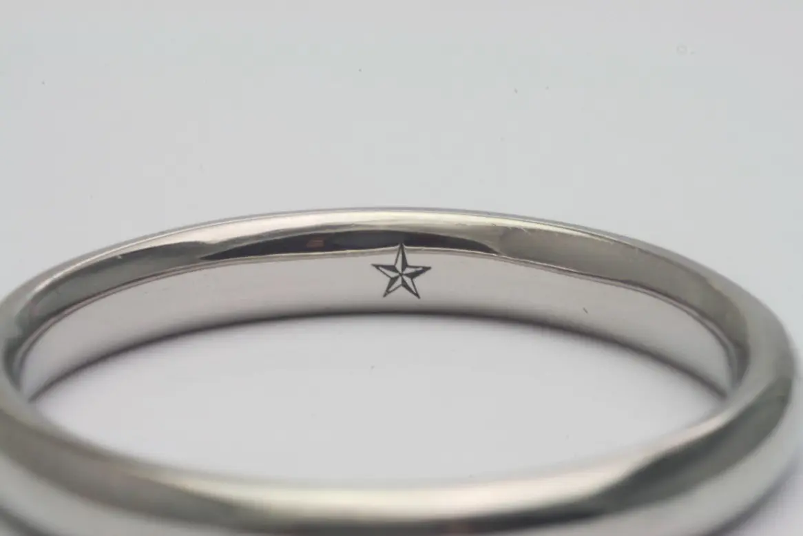 たろたろたろ　オーダー平打ちマットリング7g16号 きらりと輝く一等星 | 結婚・婚約指輪のオーダーメイドは鍛造指輪＜TANZO＞