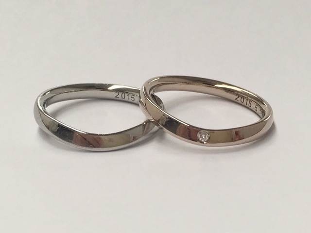 オーダーメイドで、自分の好み通りの結婚指輪が造れます。のサムネイル