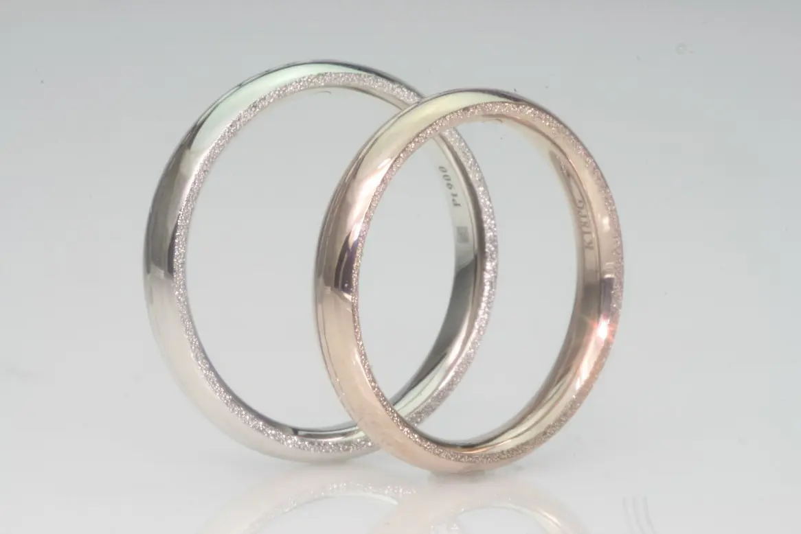 職人技が光るデザイン | 結婚・婚約指輪のオーダーメイドは鍛造指輪