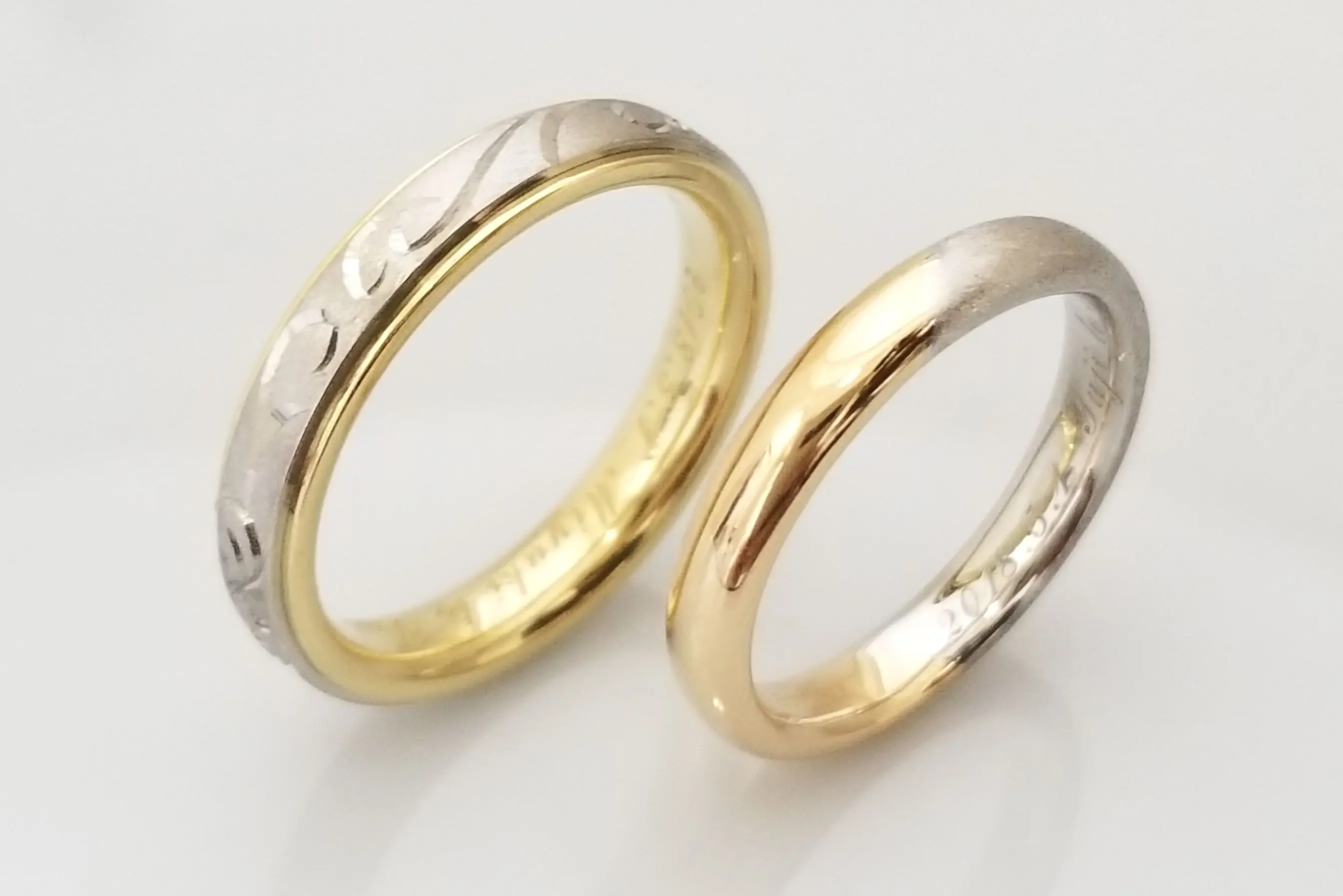 オリジナルのこだわりコンビリング | 結婚・婚約指輪のオーダーメイド