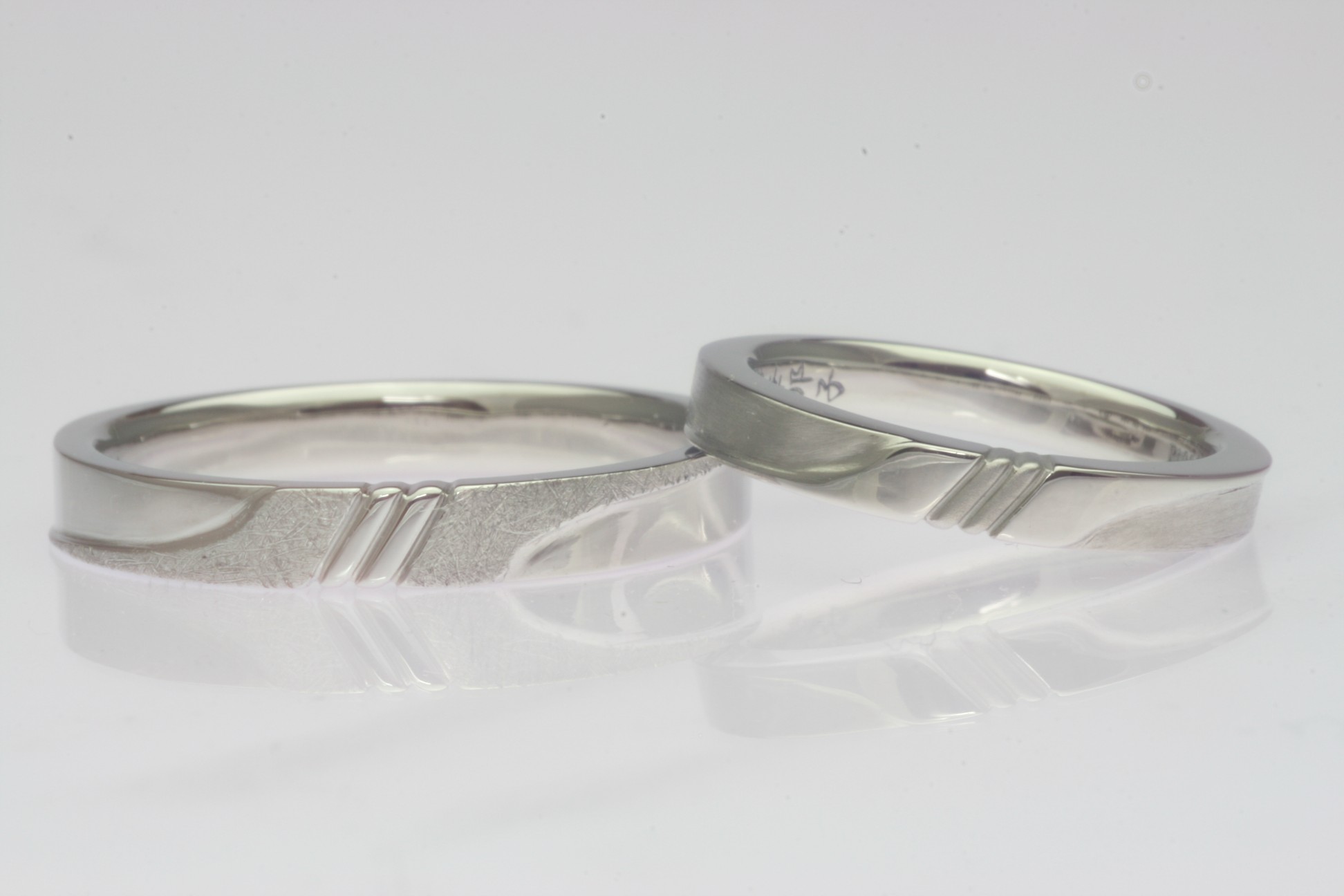 フルオーダーメイドで造った唯一無二の結婚指輪です。のサムネイル