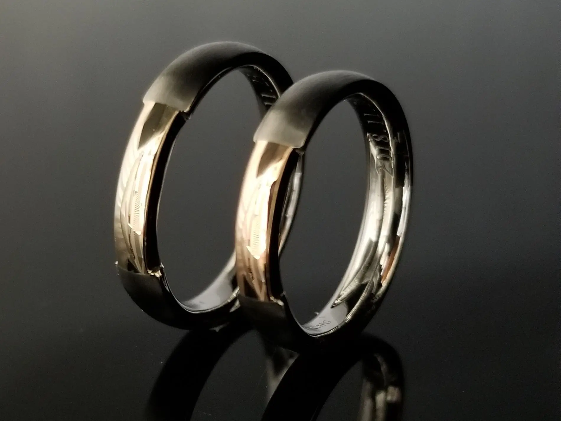 バングルの様なリングデザイン | 結婚・婚約指輪のオーダーメイドは