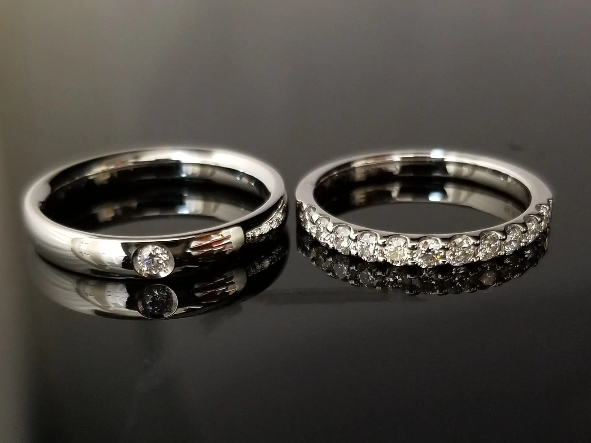 ブラジル産高品質トレジャー瑪瑙　結晶煌めくリングチェア◎ペア IMG_6557-5.jpg.webp