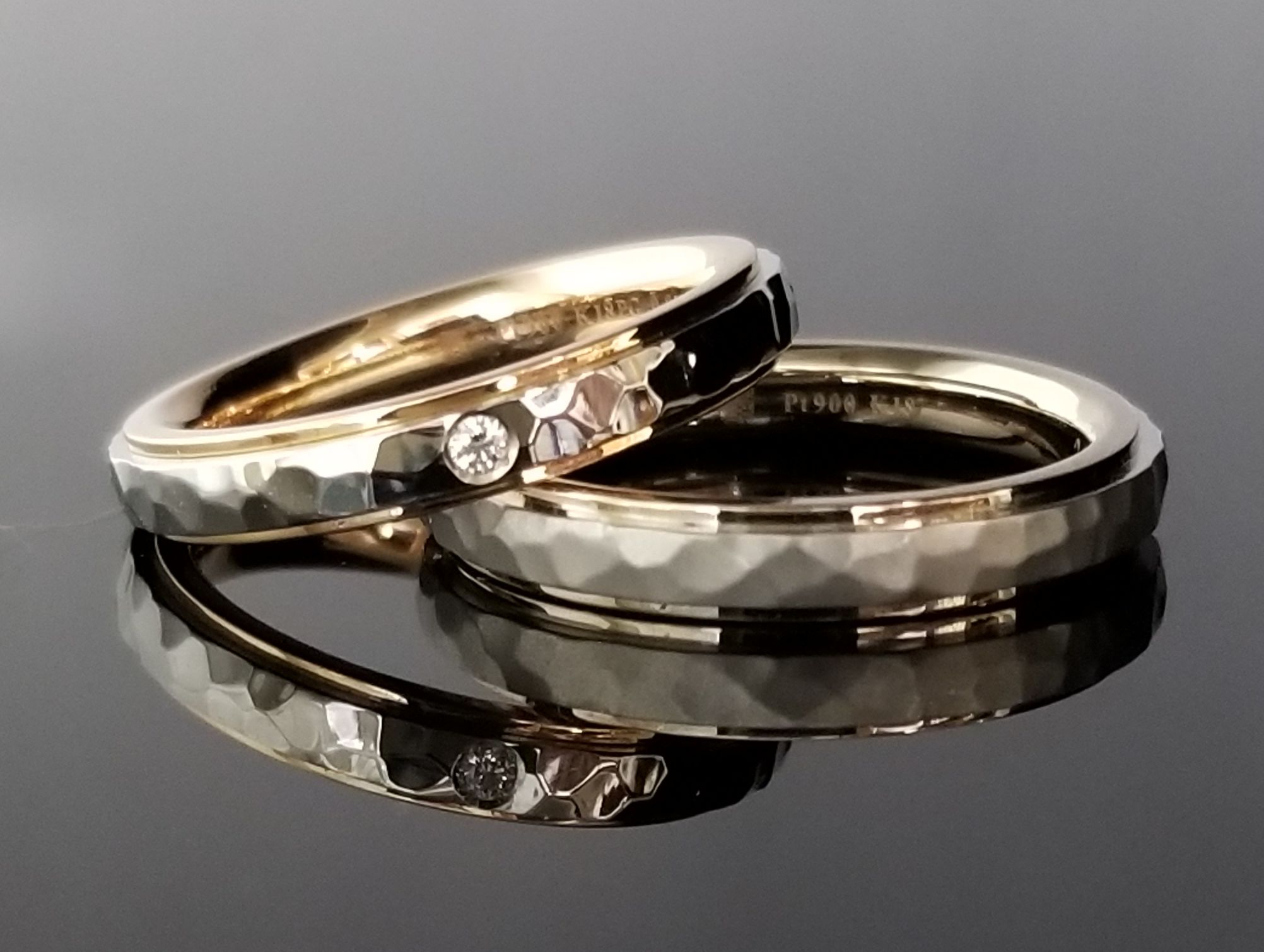 鍛造の結婚指輪独特のデザイン。槌目模様の魅力とはのサムネイル