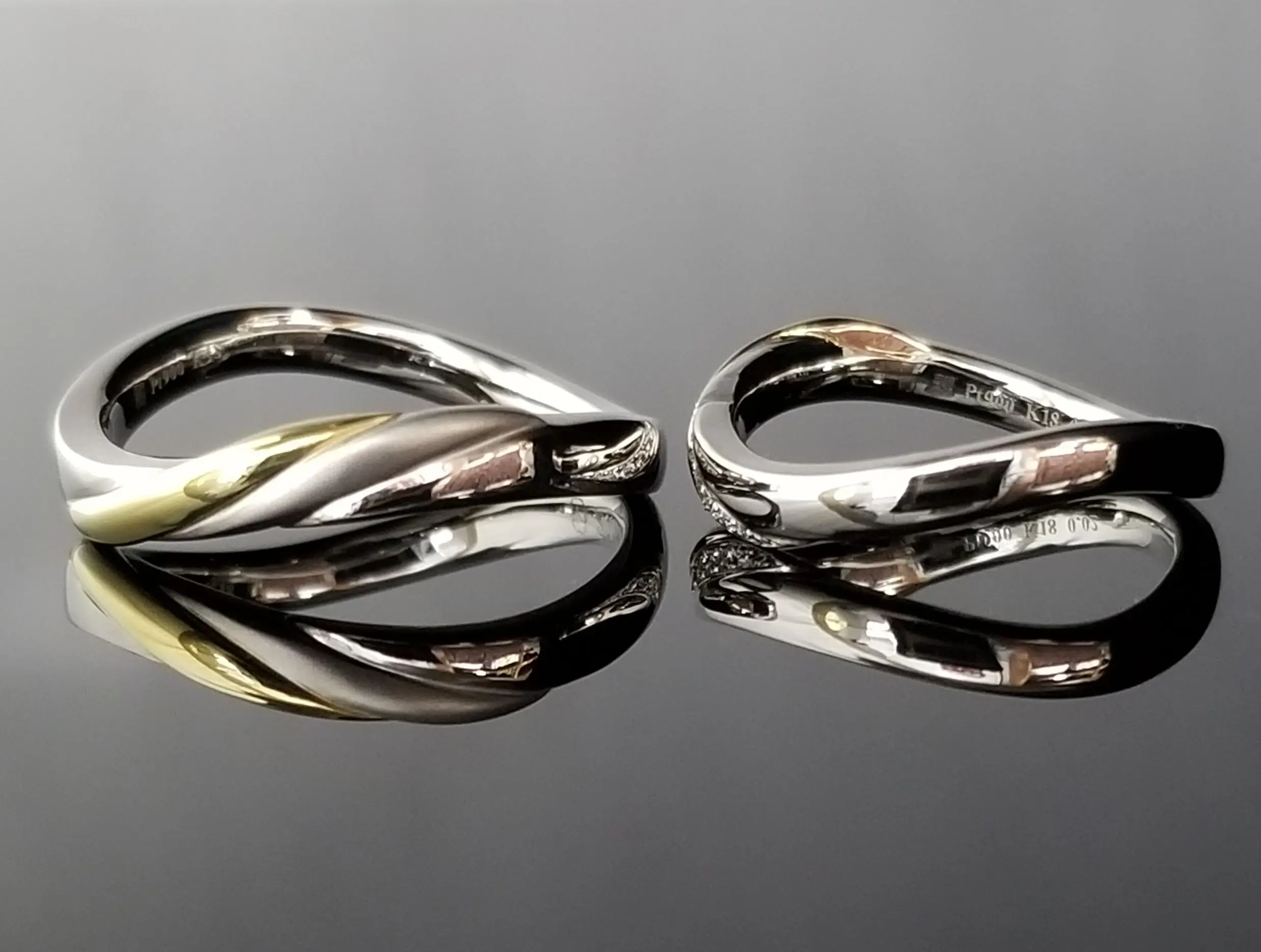 K24 純金 メビウスリング 3.31g指輪 リング 刻印あり ハンドメイド K24 純金 メビウスリング 3.31g指輪 リング 刻印あり ハンドメイド