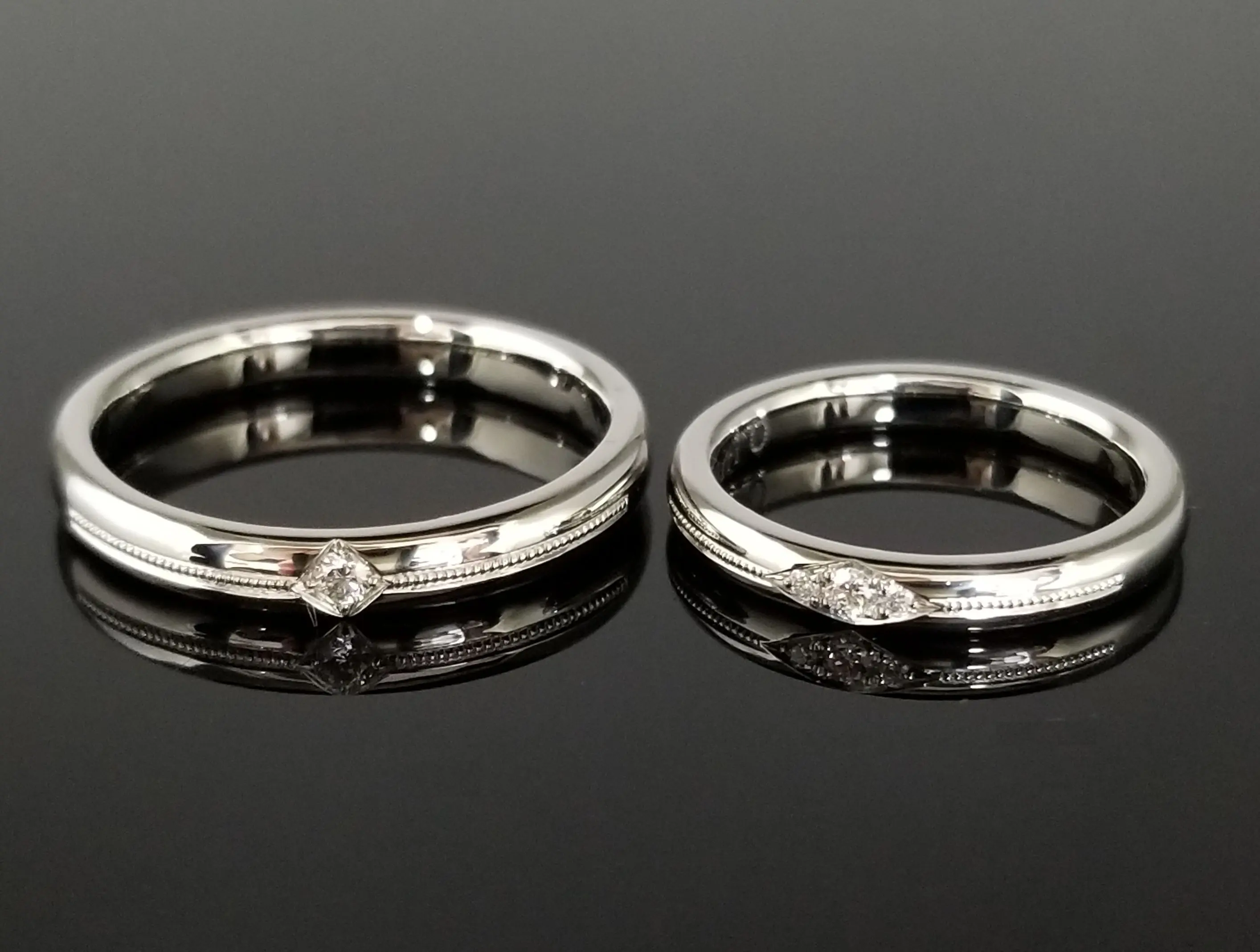 ★恵美様・専用ページ★Pt900/ダイヤモンドリング★マット仕上げ★ ☆恵美様・専用ページ☆Pt900/ダイヤモンドリング☆マット仕上げ 恵美