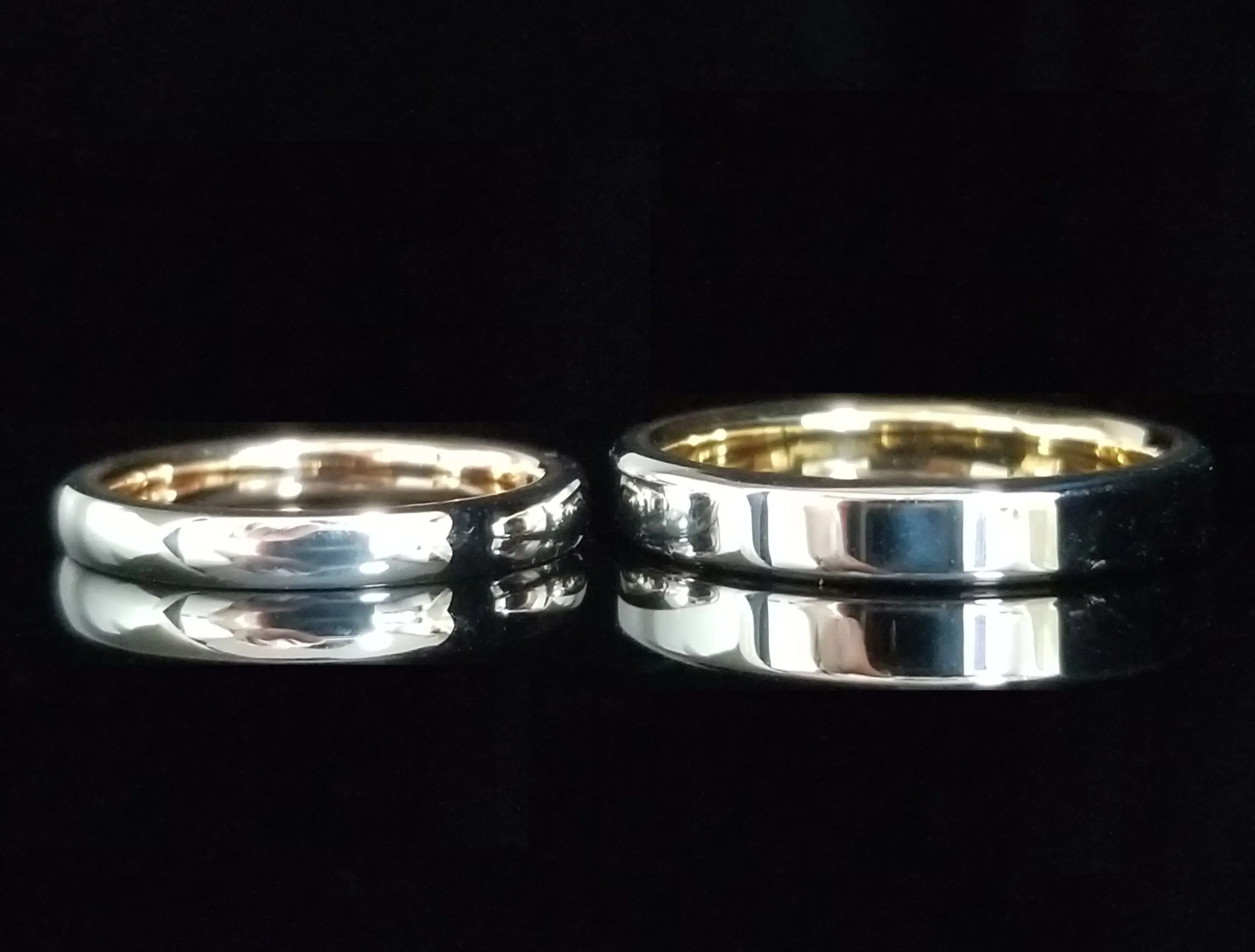 プラチナとk18のコンビデザイン | 結婚・婚約指輪のオーダーメイドは 