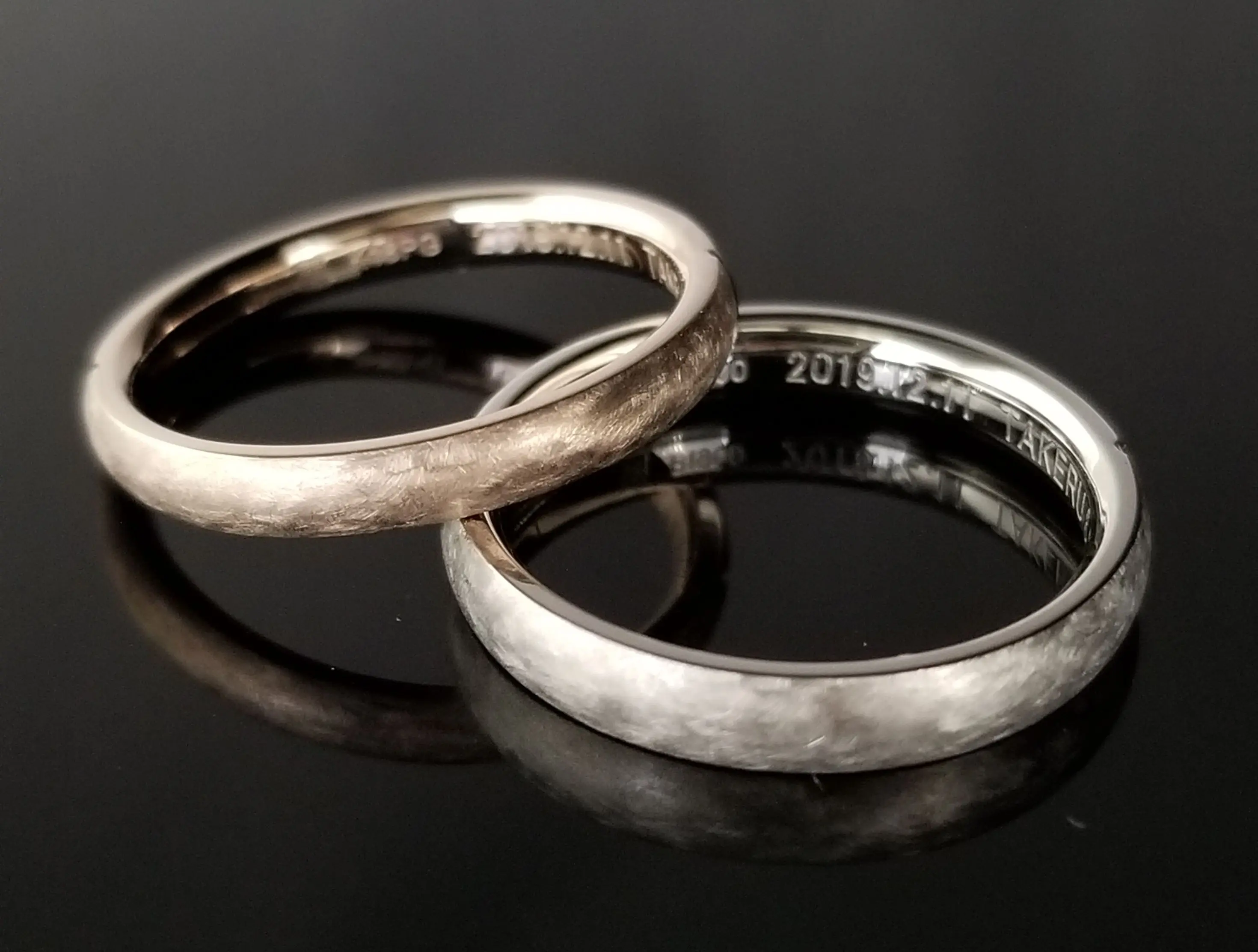 2way仕様のご結婚指輪 | 結婚・婚約指輪のオーダーメイドは鍛造