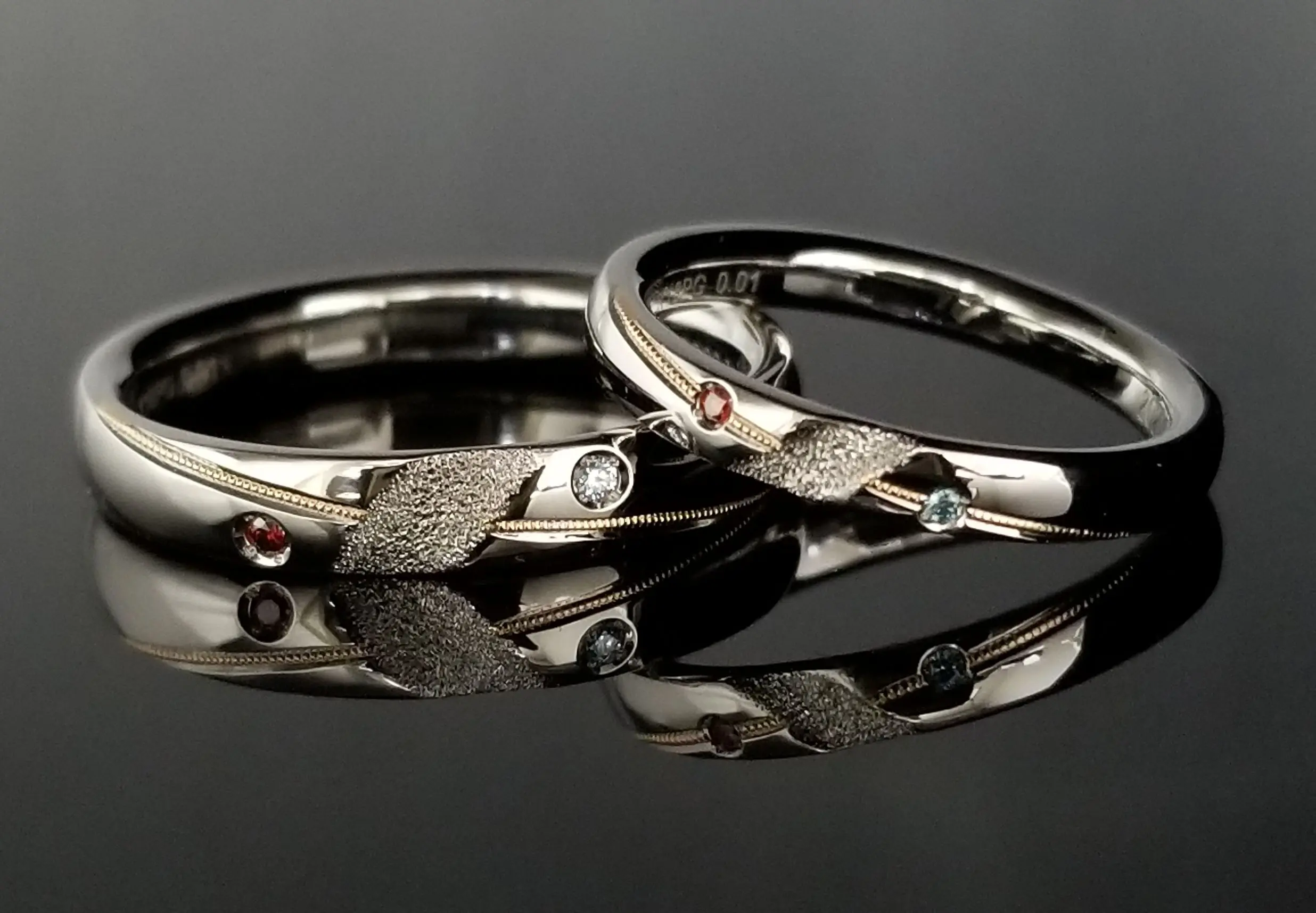 希望をすべて実現したフルオーダーマリッジリング | 結婚・婚約