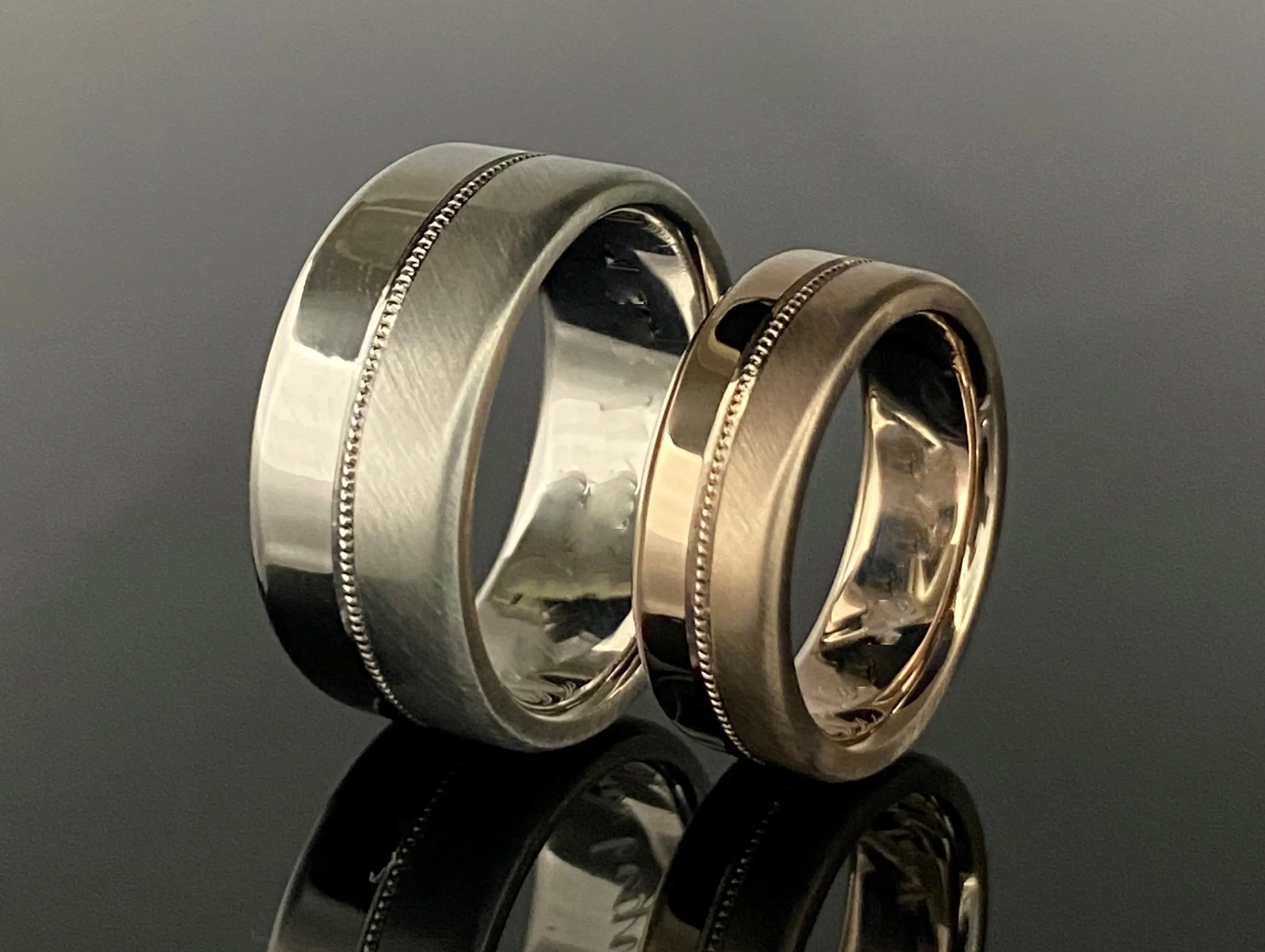 極太の重厚感ある鍛造製法のご結婚指輪 | 結婚・婚約指輪のオーダー