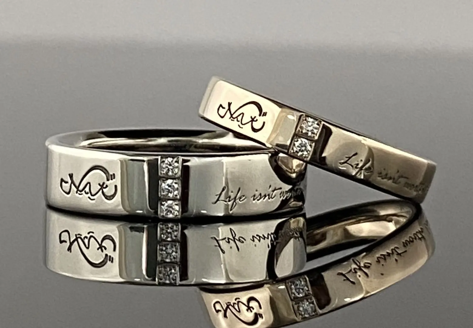 オーダーデザインリング ライオンデザインリング 青紫ストーン付き 2023- ZX4R - MagicalRacing