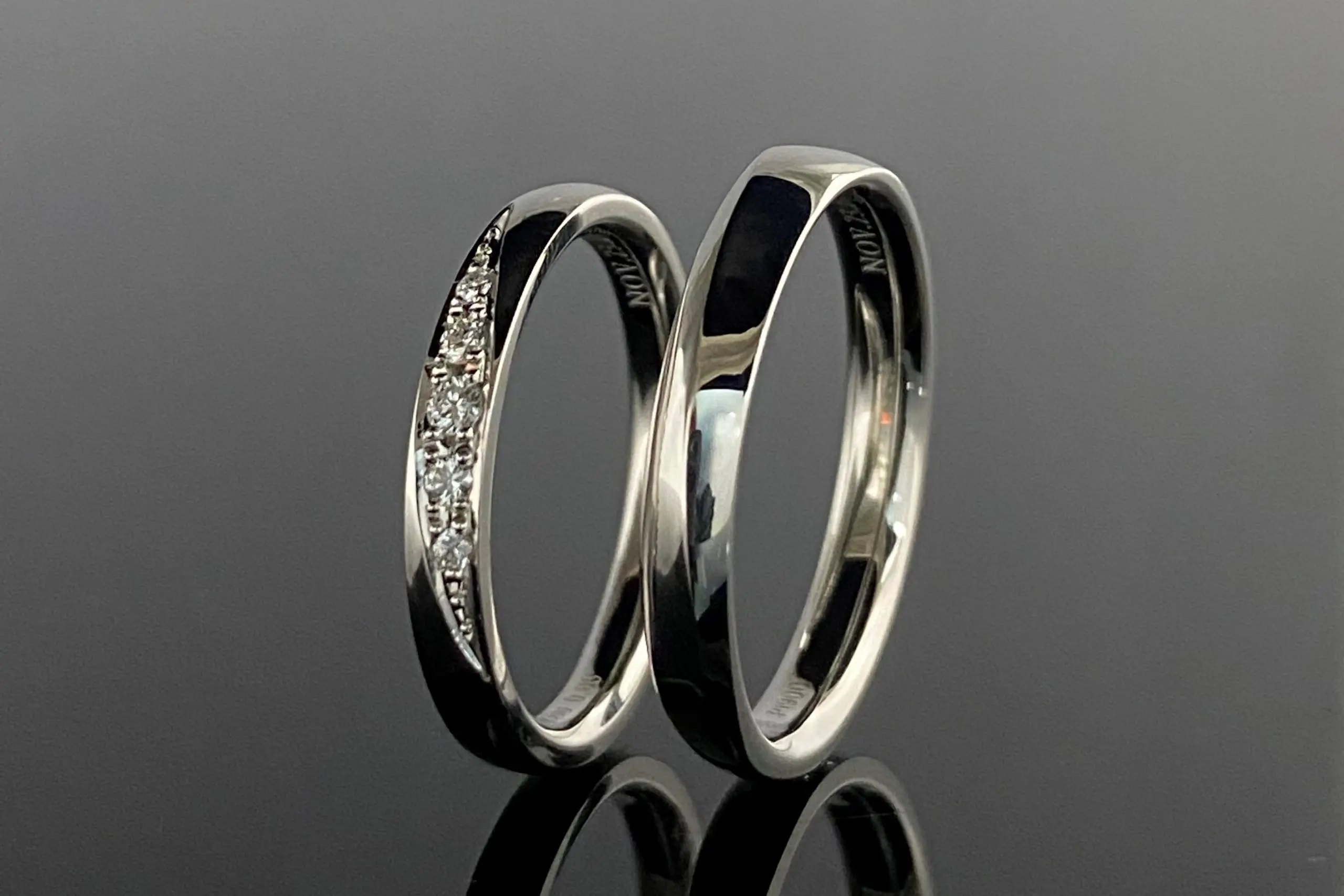 のりぞー　ダイヤステッチ さわやかなブルーダイヤがアクセントとなりました | 結婚・婚約
