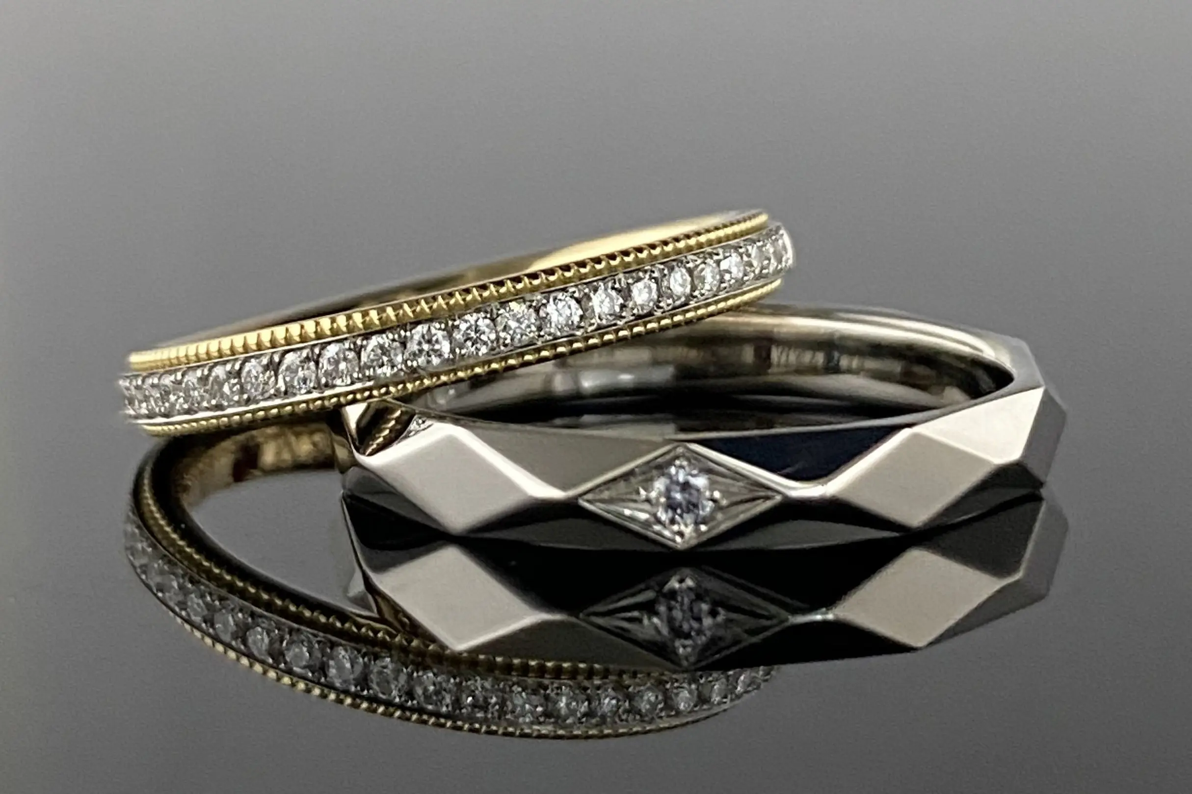 個性を大切にした素敵なご結婚指輪 | 結婚・婚約指輪のオーダーメイド