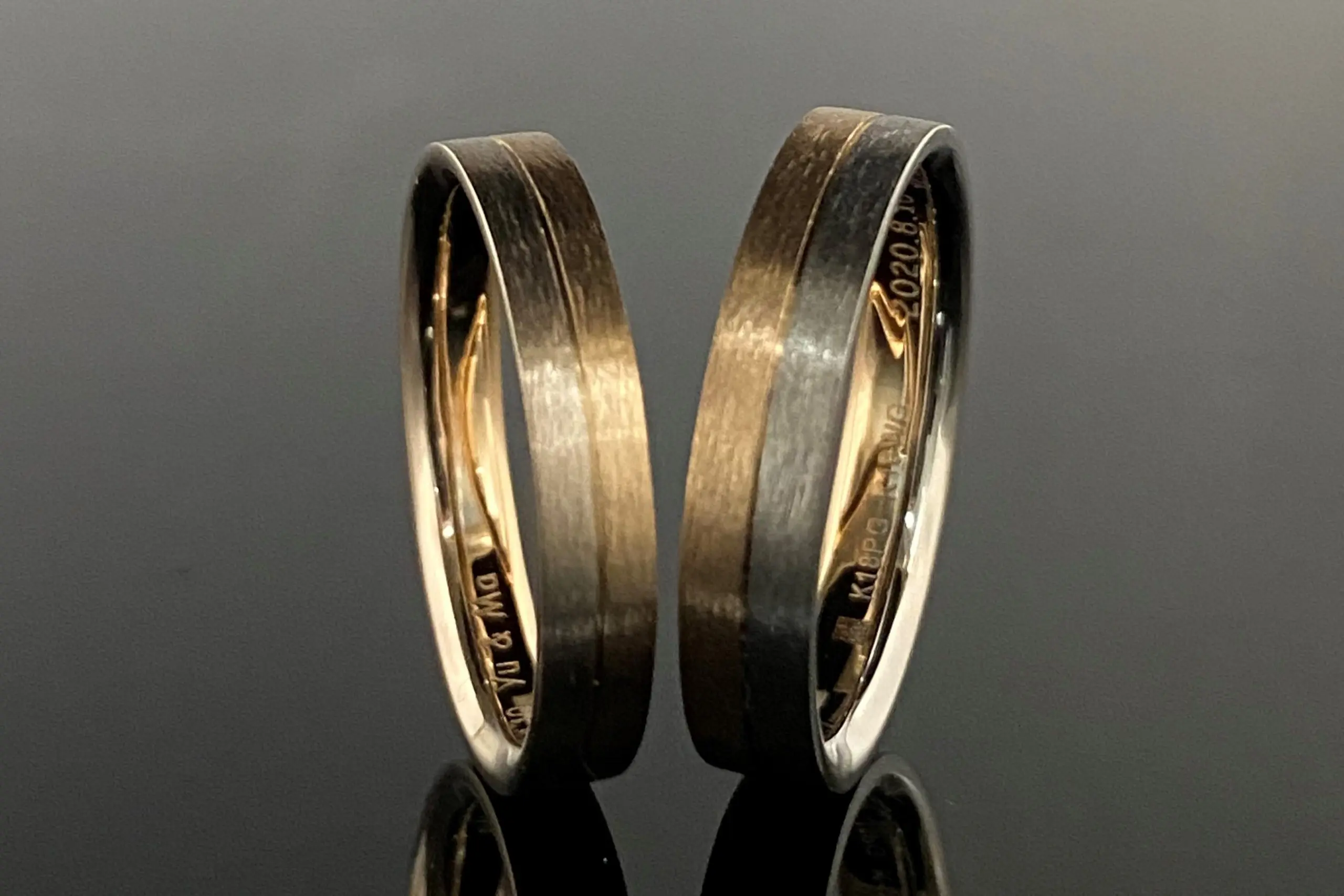 お好みの素材をそれぞれお選びいただきました。 | 結婚・婚約指輪の