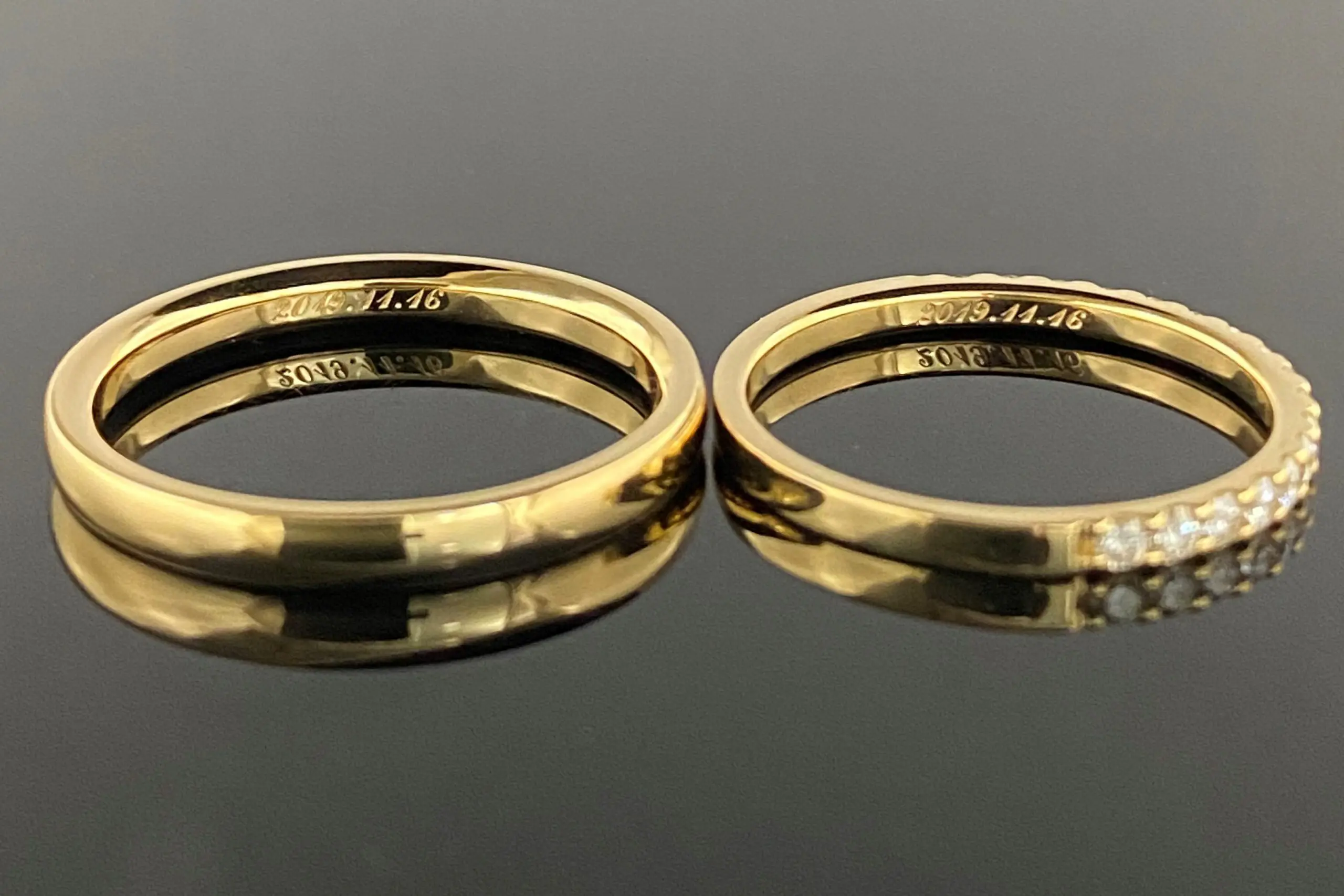 お手持ちのリングとの重ね付けもお洒落に楽しんでいただけます | 結婚
