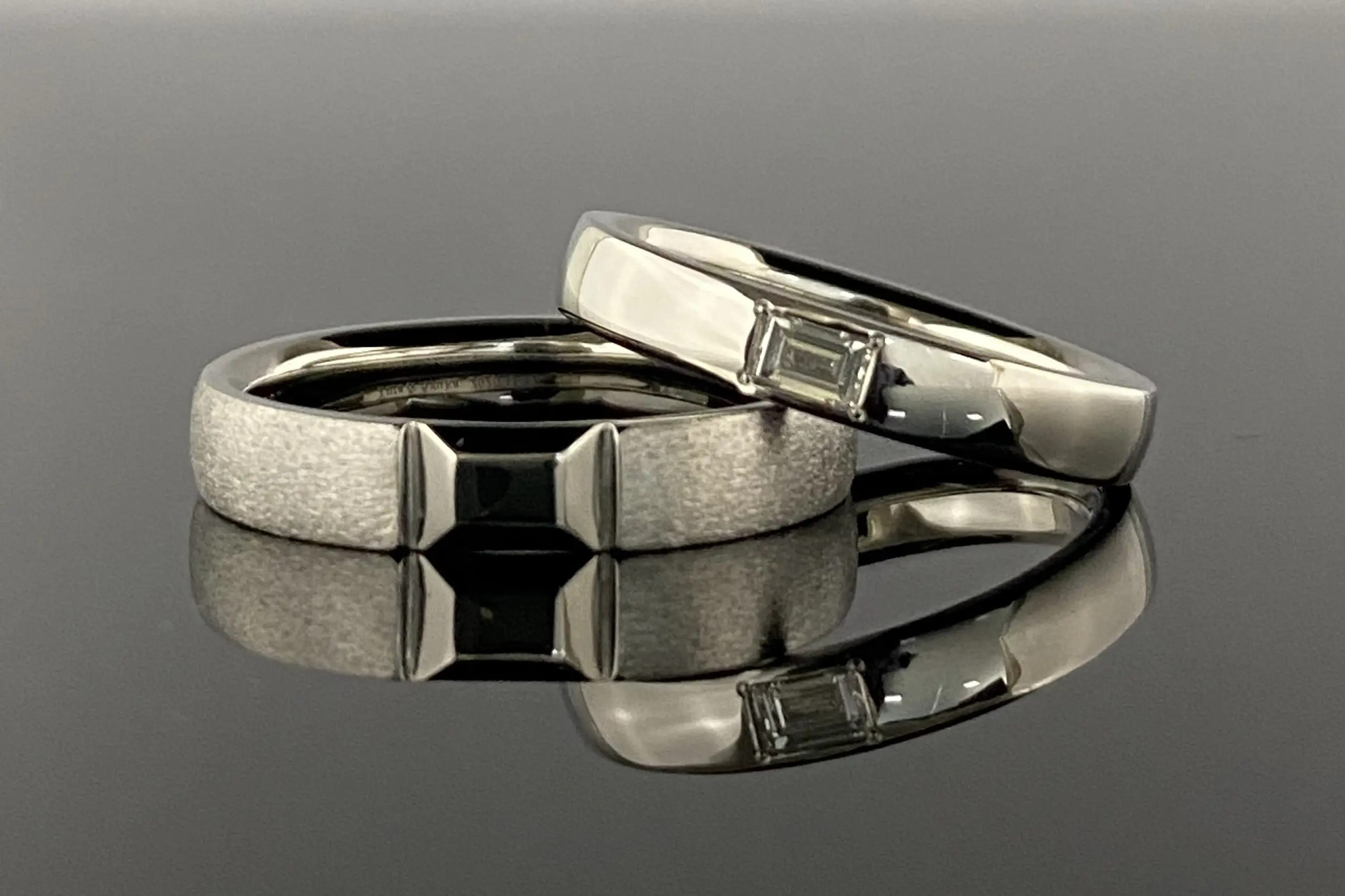 エッジ加工で女性と同様のダイヤモンドのような輝きを。 | 結婚