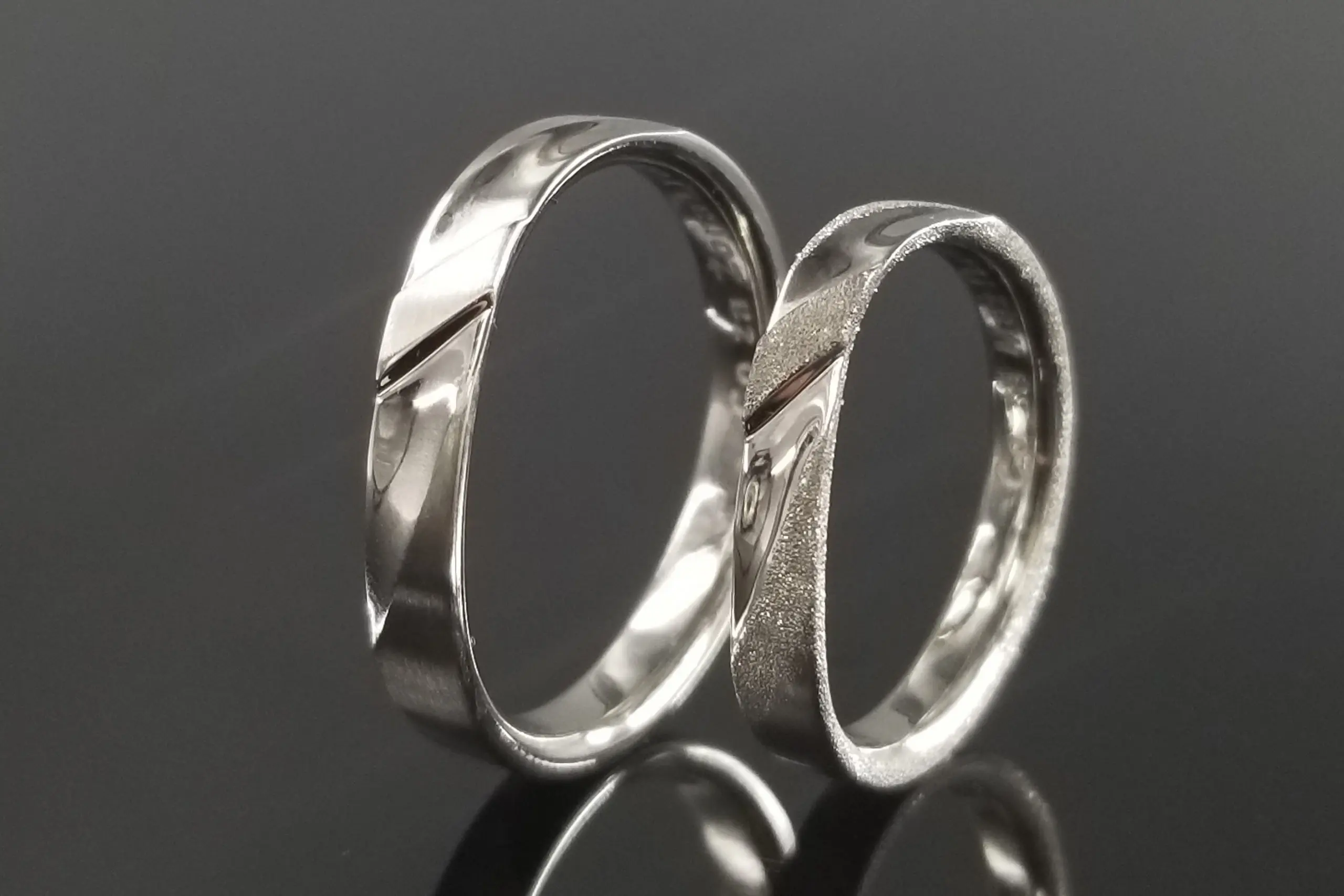 たろたろたろ　オーダー平打ちマットリング7g16号 平打ちのフォルムでスタイリッシュな印象に仕上げました | 結婚・婚約