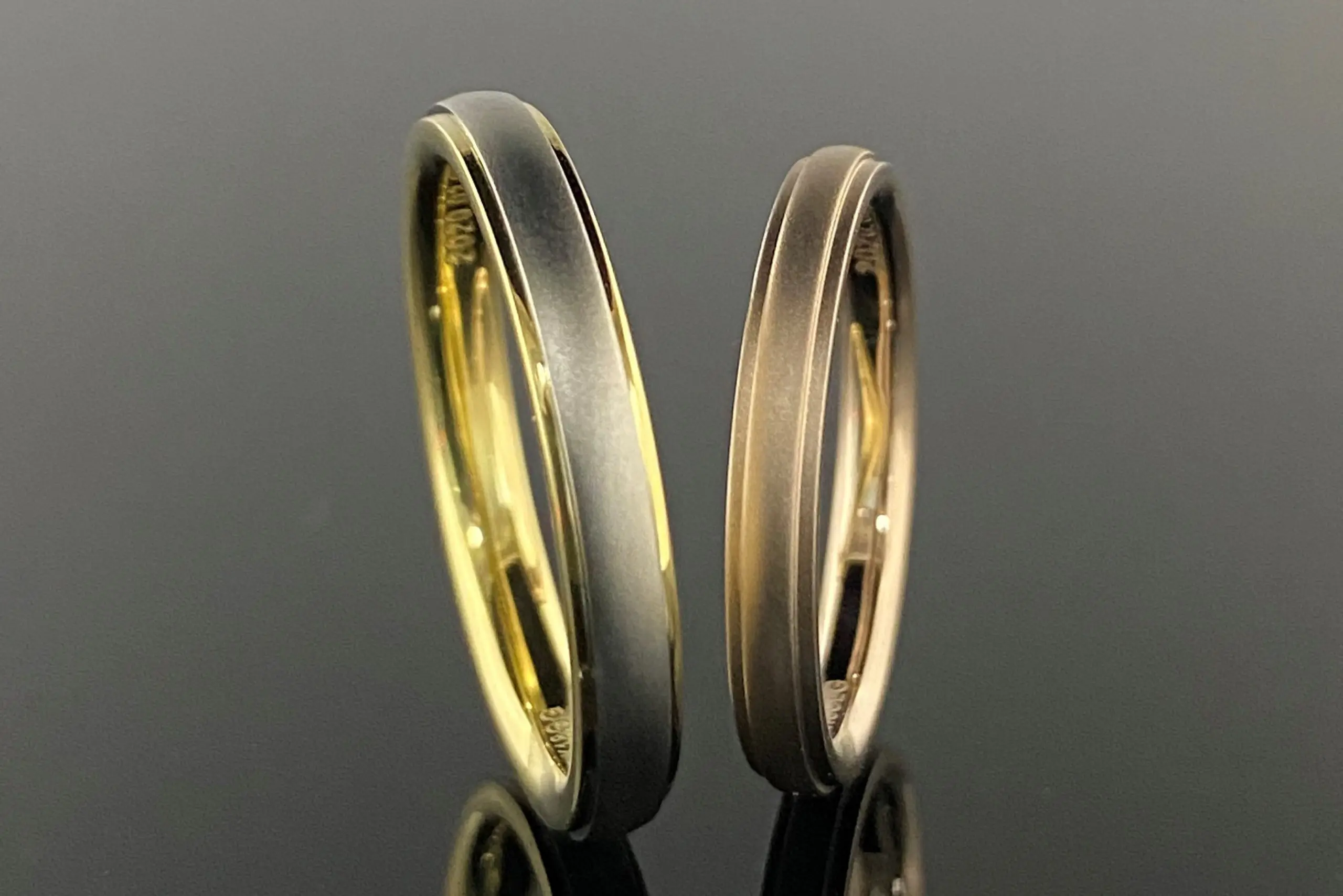 マット加工で落ち着いた仕上がりに。 | 結婚・婚約指輪のオーダー