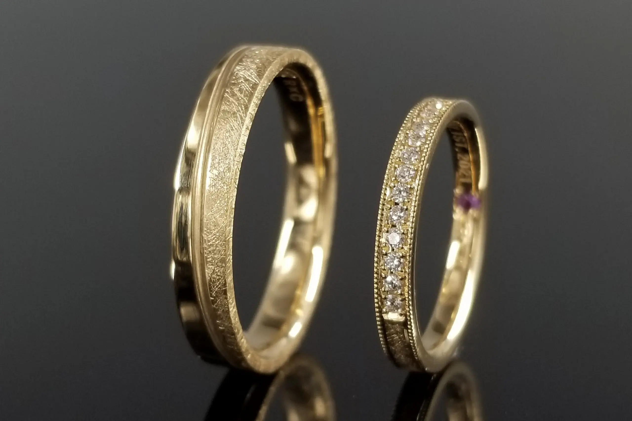 素材を揃えて、お二人の愛着が湧くデザインを | 結婚・婚約指輪