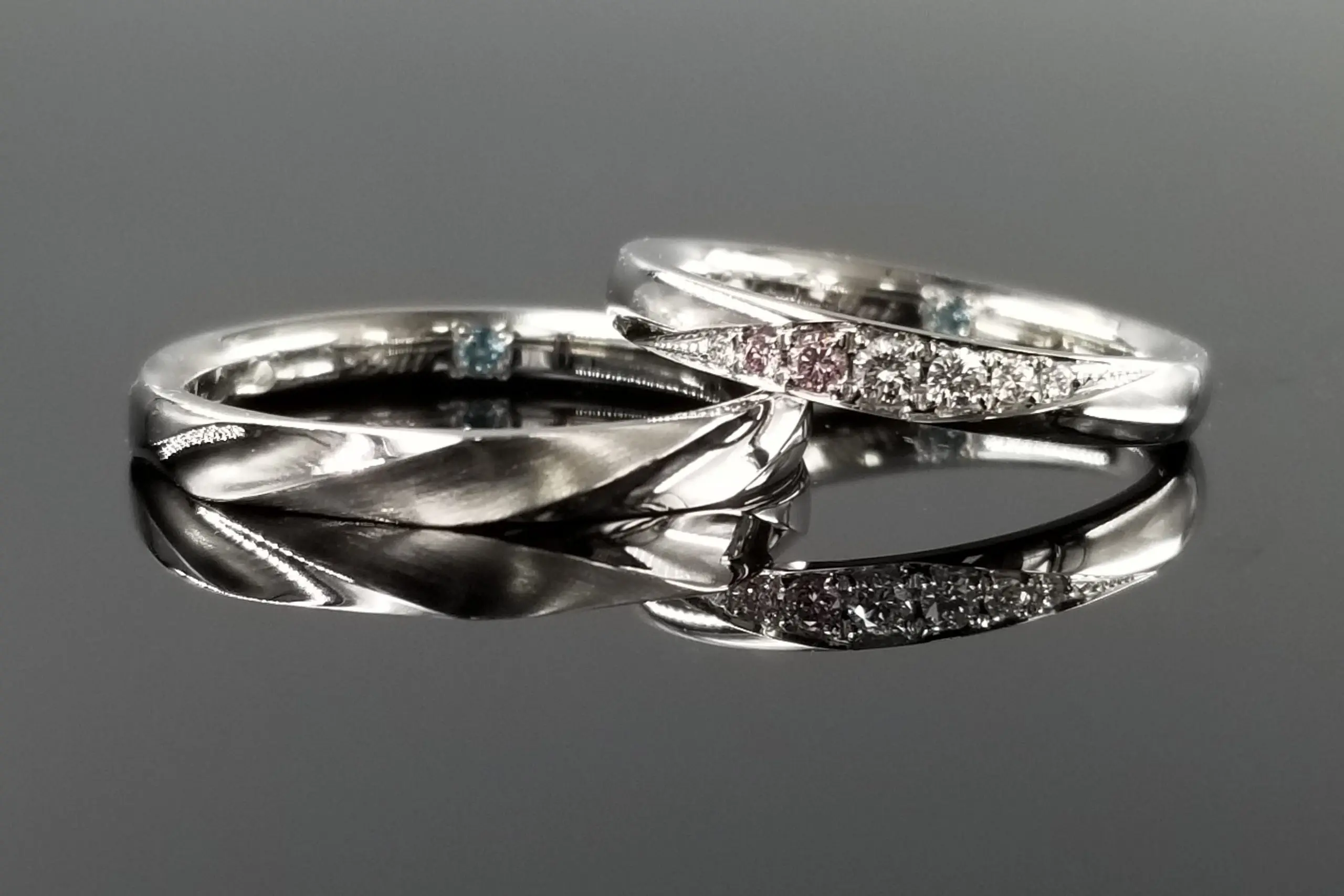 タンタル指輪ペア 結婚20周年に！ご希望を形にするオーダーメイド・チタンのペアリング