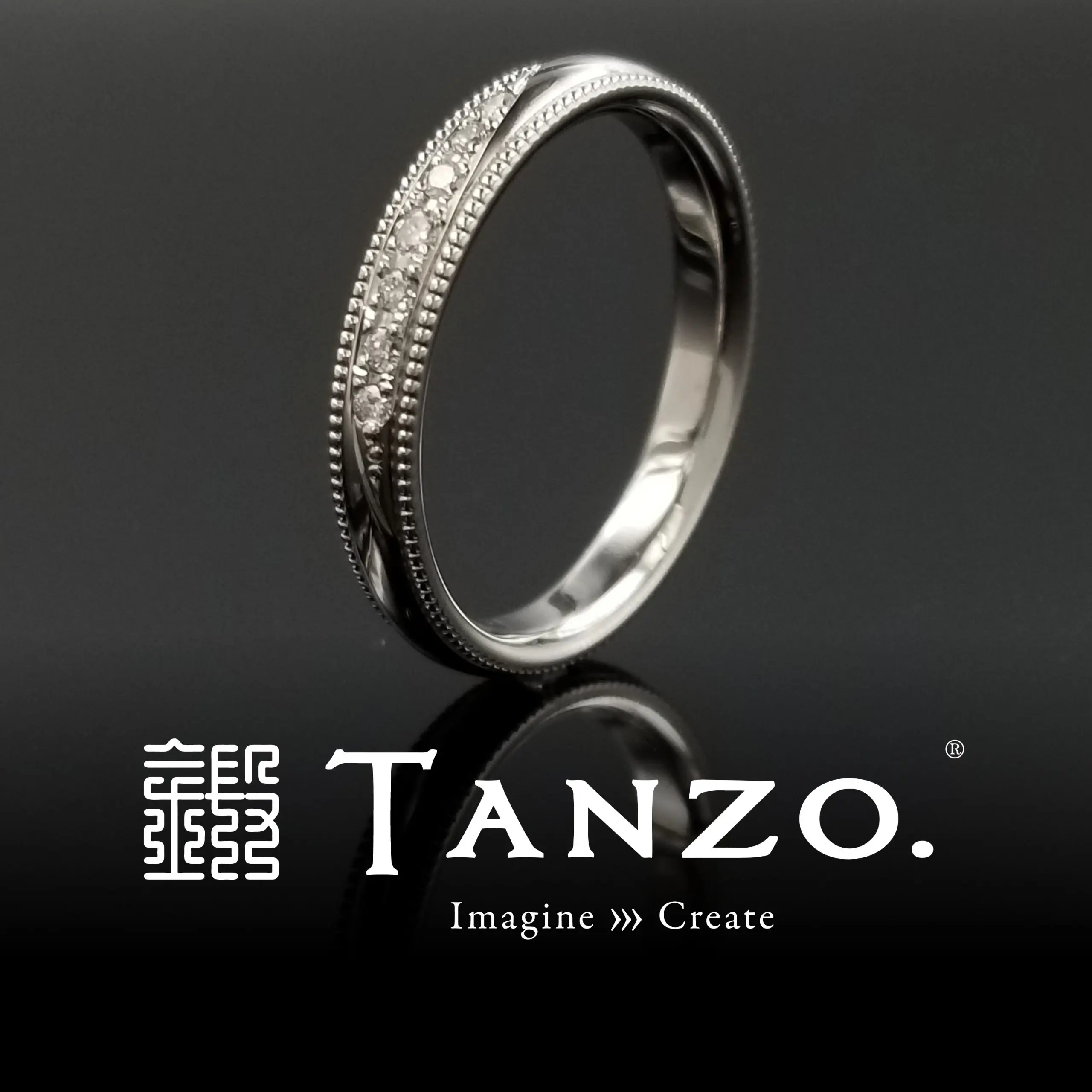 わが恋は】 | 結婚・婚約指輪のオーダーメイドは鍛造指輪＜TANZO＞