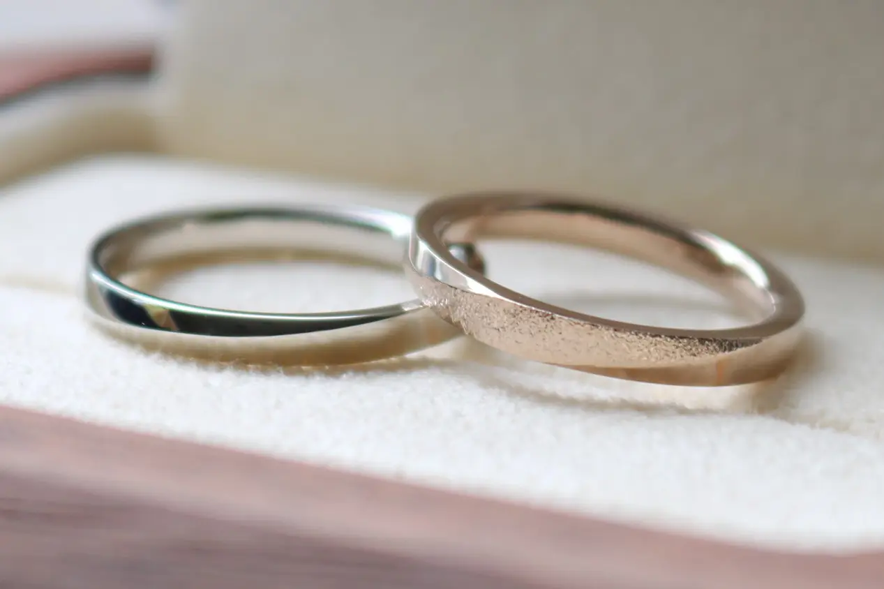 エッジ加工が際立つデザイン！ | 結婚・婚約指輪のオーダーメイドは