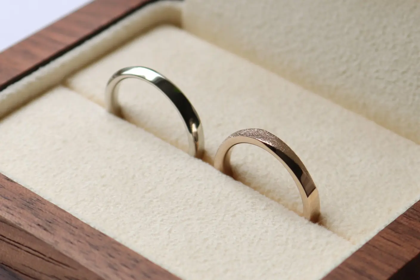 エッジ加工が際立つデザイン！ | 結婚・婚約指輪のオーダーメイドは