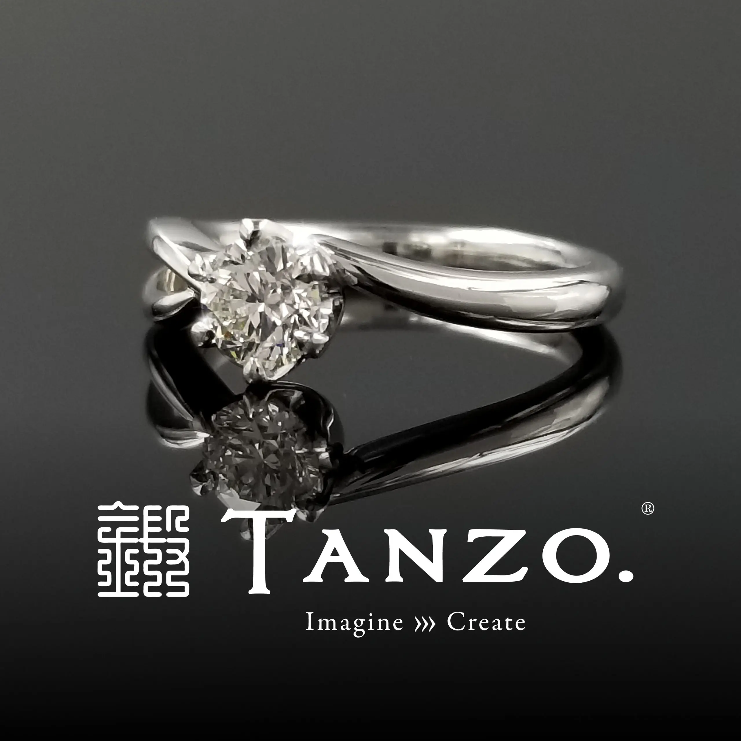 燃ゆる思ひを】 | 結婚・婚約指輪のオーダーメイドは鍛造指輪＜TANZO＞