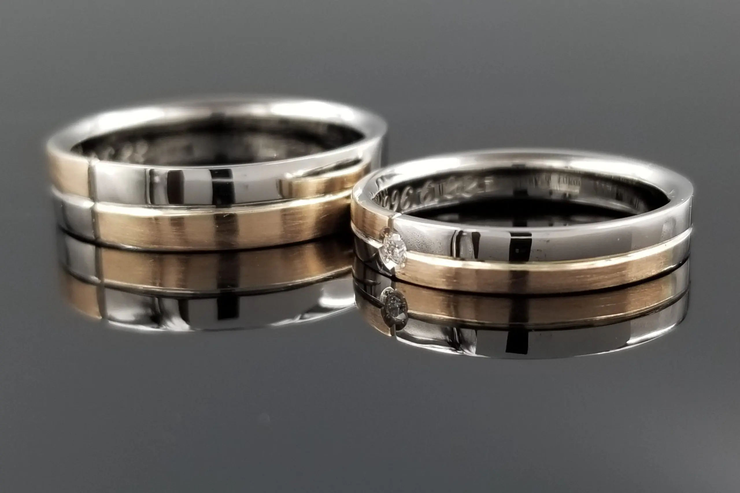 お好みの素材をお選びいただきコンビデザインに。 | 結婚・婚約