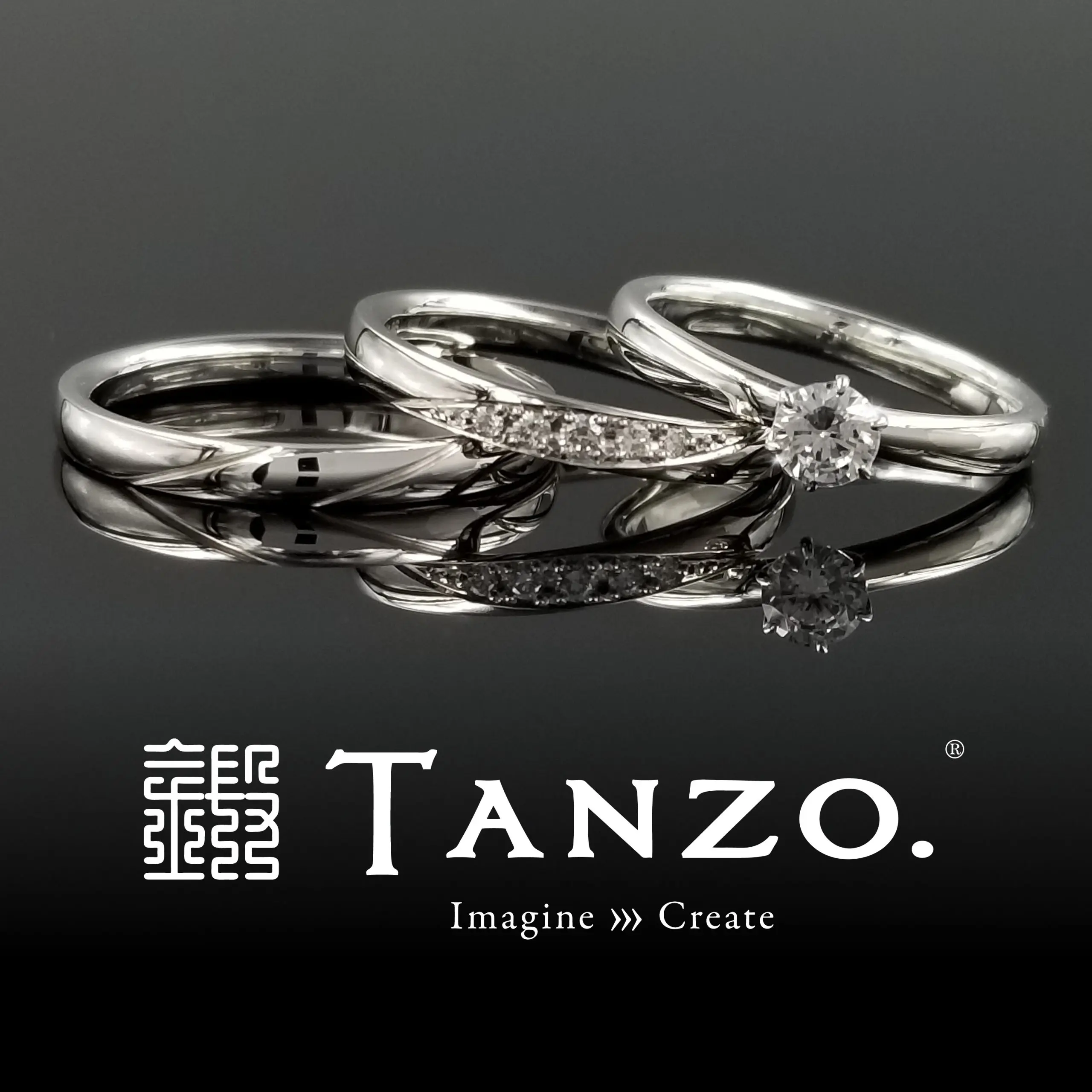 白きを見れば】 | 結婚・婚約指輪のオーダーメイドは鍛造指輪＜TANZO＞