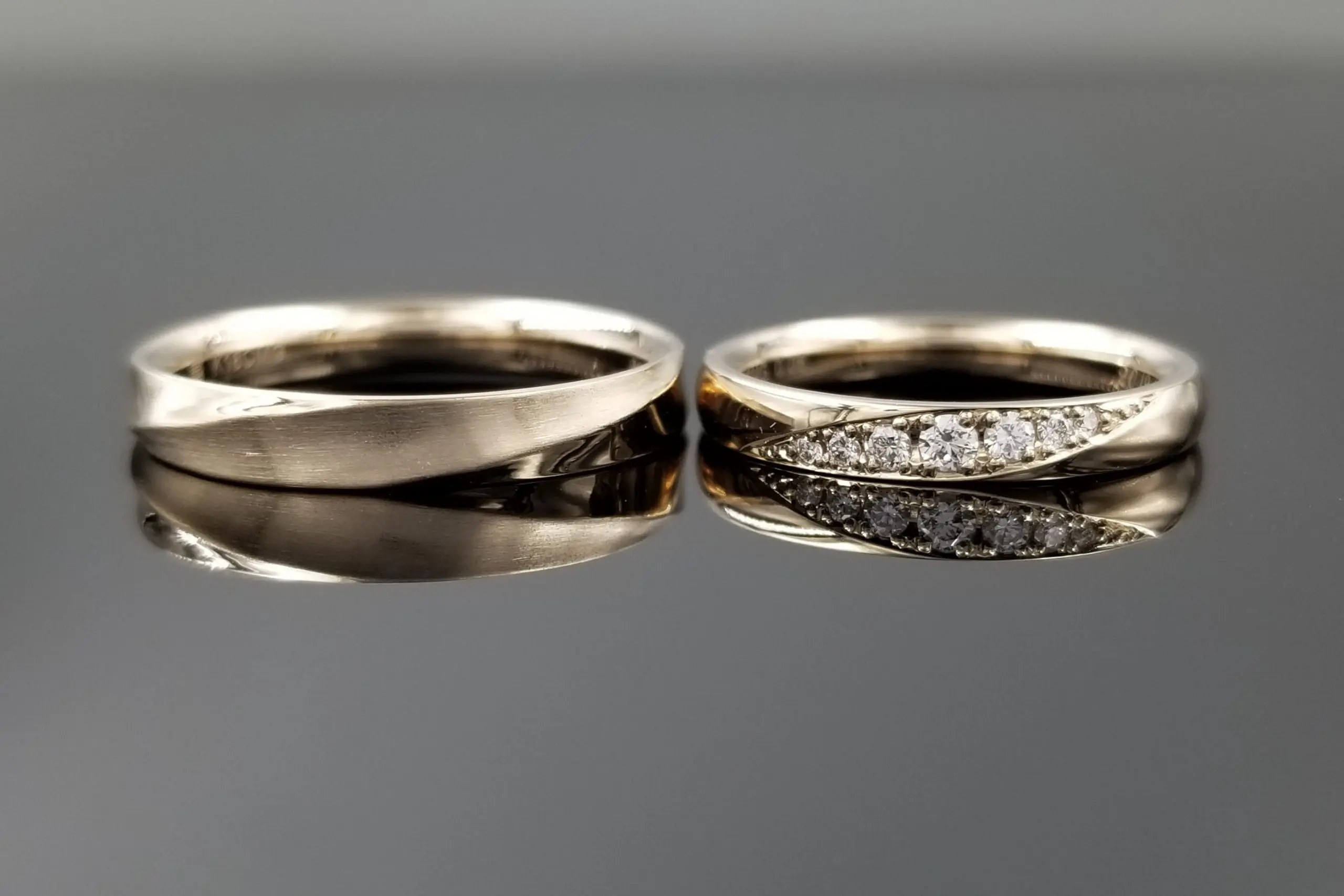 シャンパンゴールドで上品な印象に仕上げました | 結婚・婚約