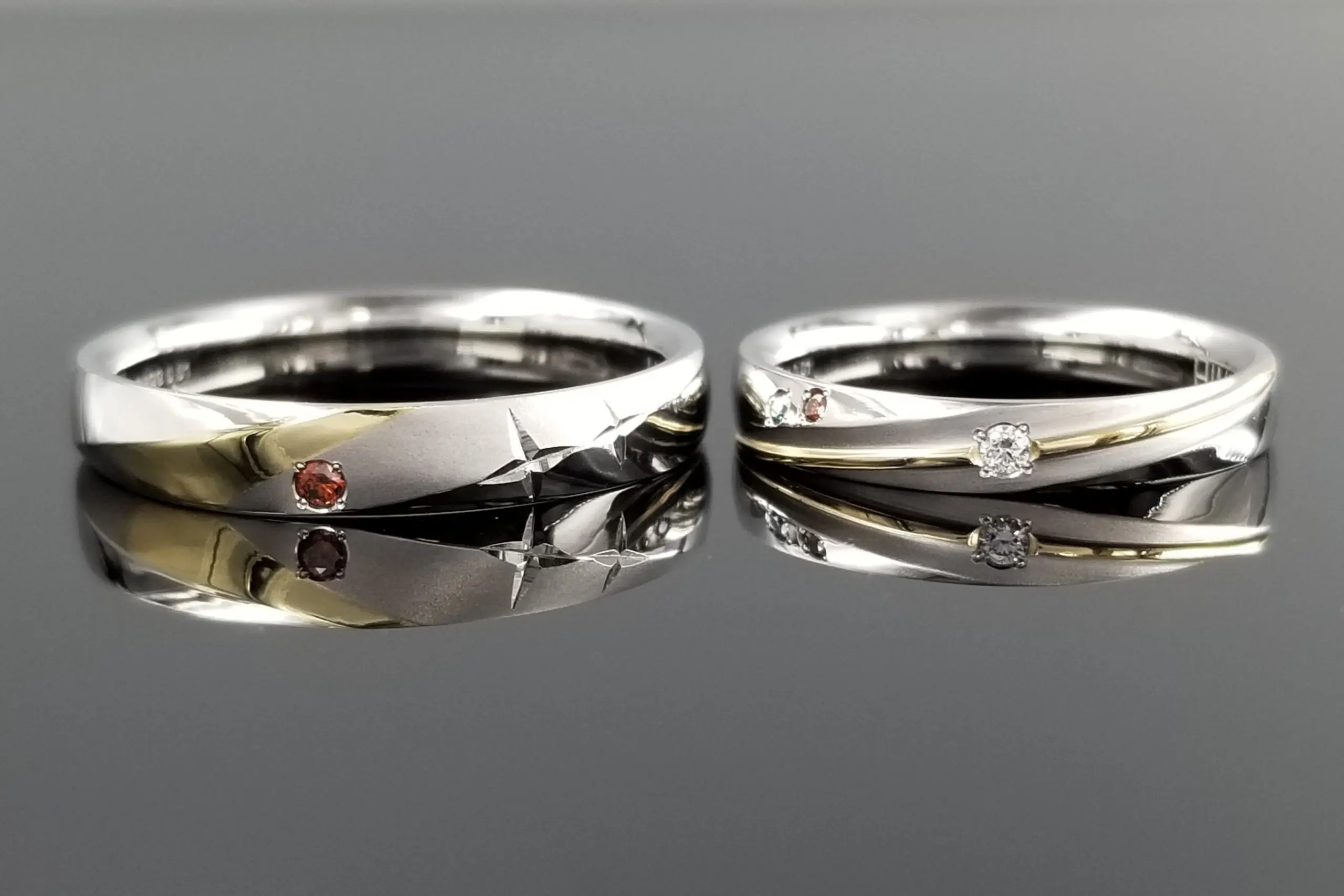 のりぞー　ダイヤステッチ 恋ひつつ】 | 結婚・婚約指輪のオーダーメイドは鍛造指輪＜TANZO＞