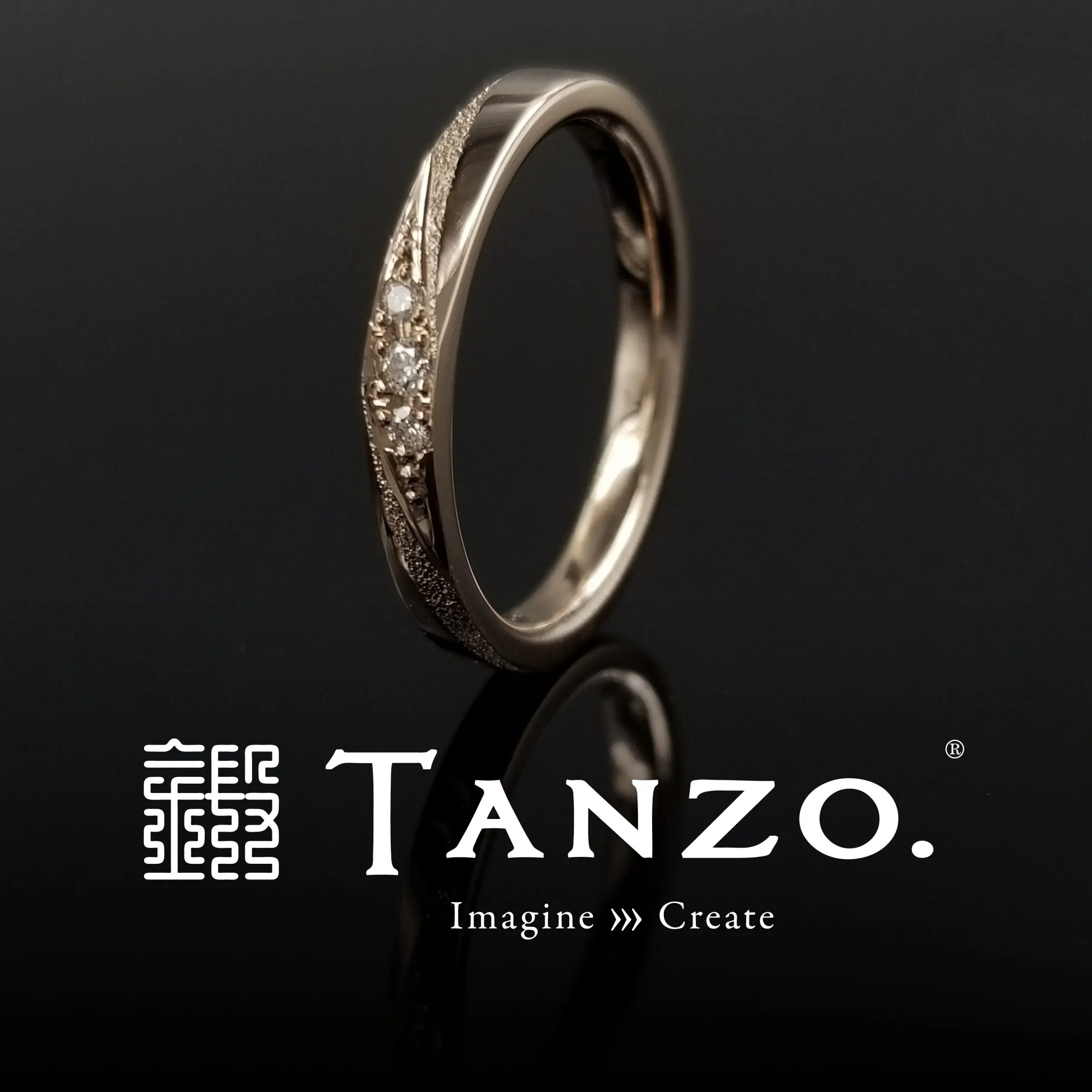 ふれる白雪】 | 結婚・婚約指輪のオーダーメイドは鍛造指輪＜TANZO＞