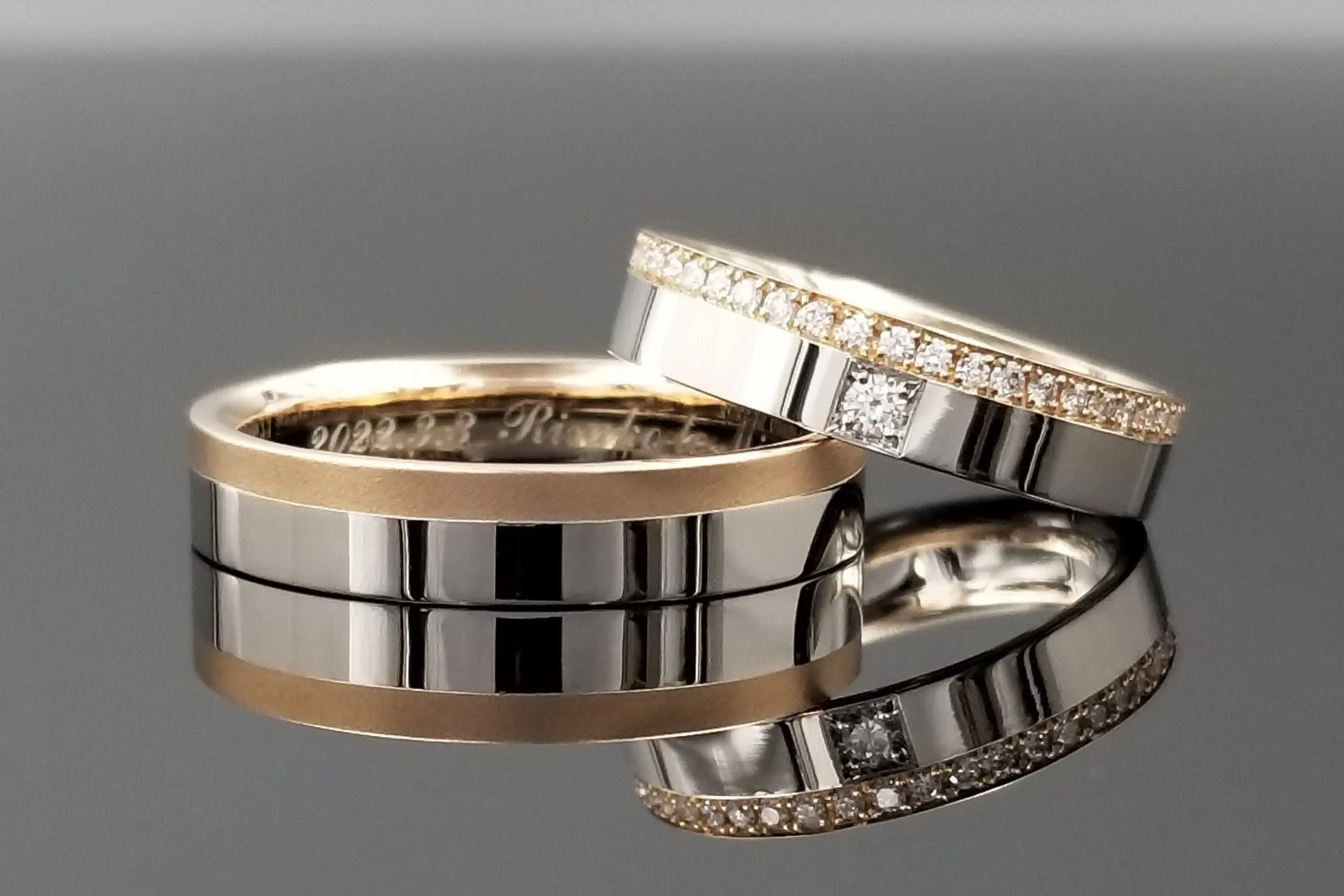 のりぞー　ダイヤステッチ こだわりを詰め込んだご結婚指輪 | 結婚・婚約指輪のオーダー