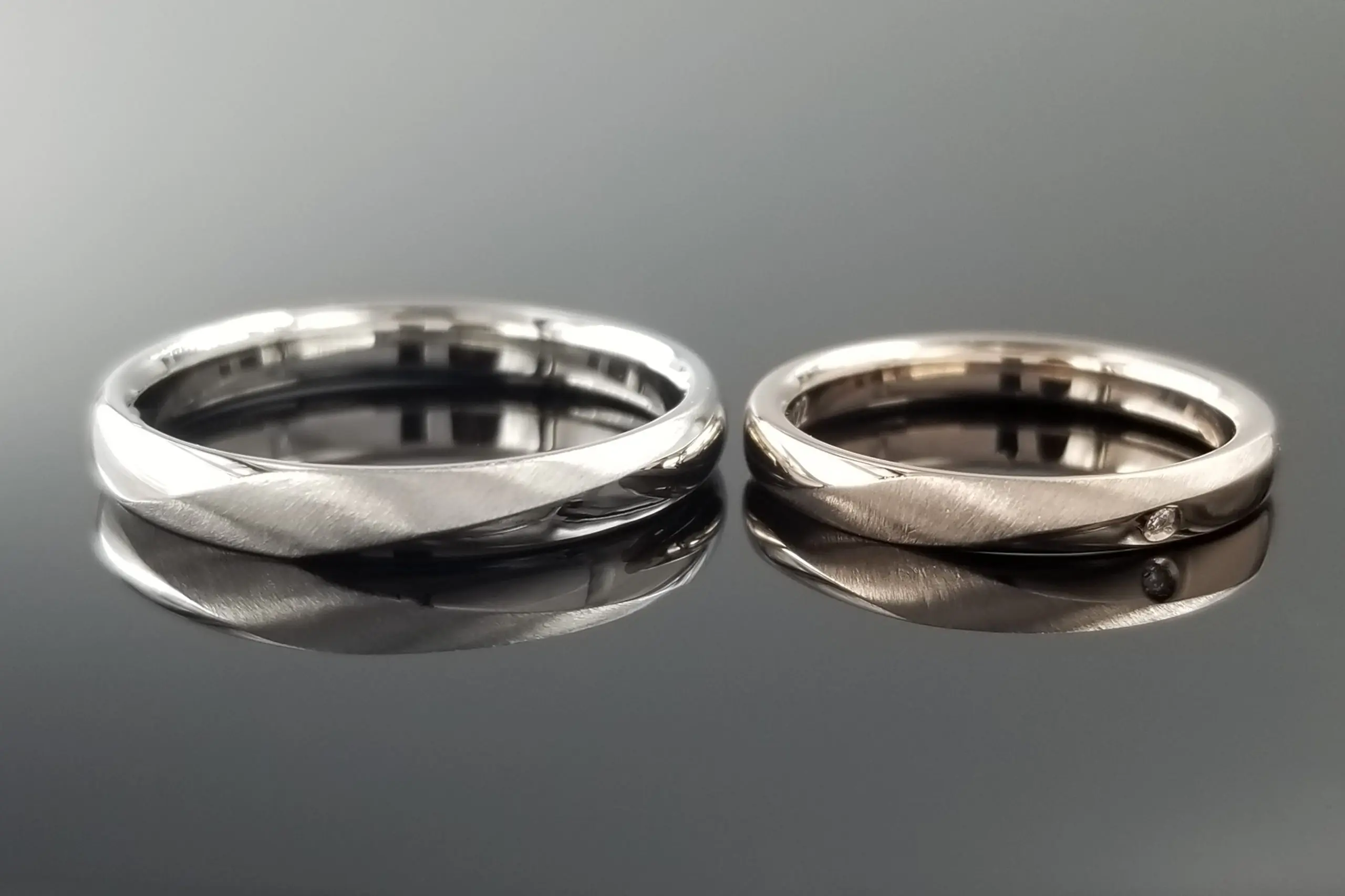 お好みの素材をお選びいただきました | 結婚・婚約指輪の