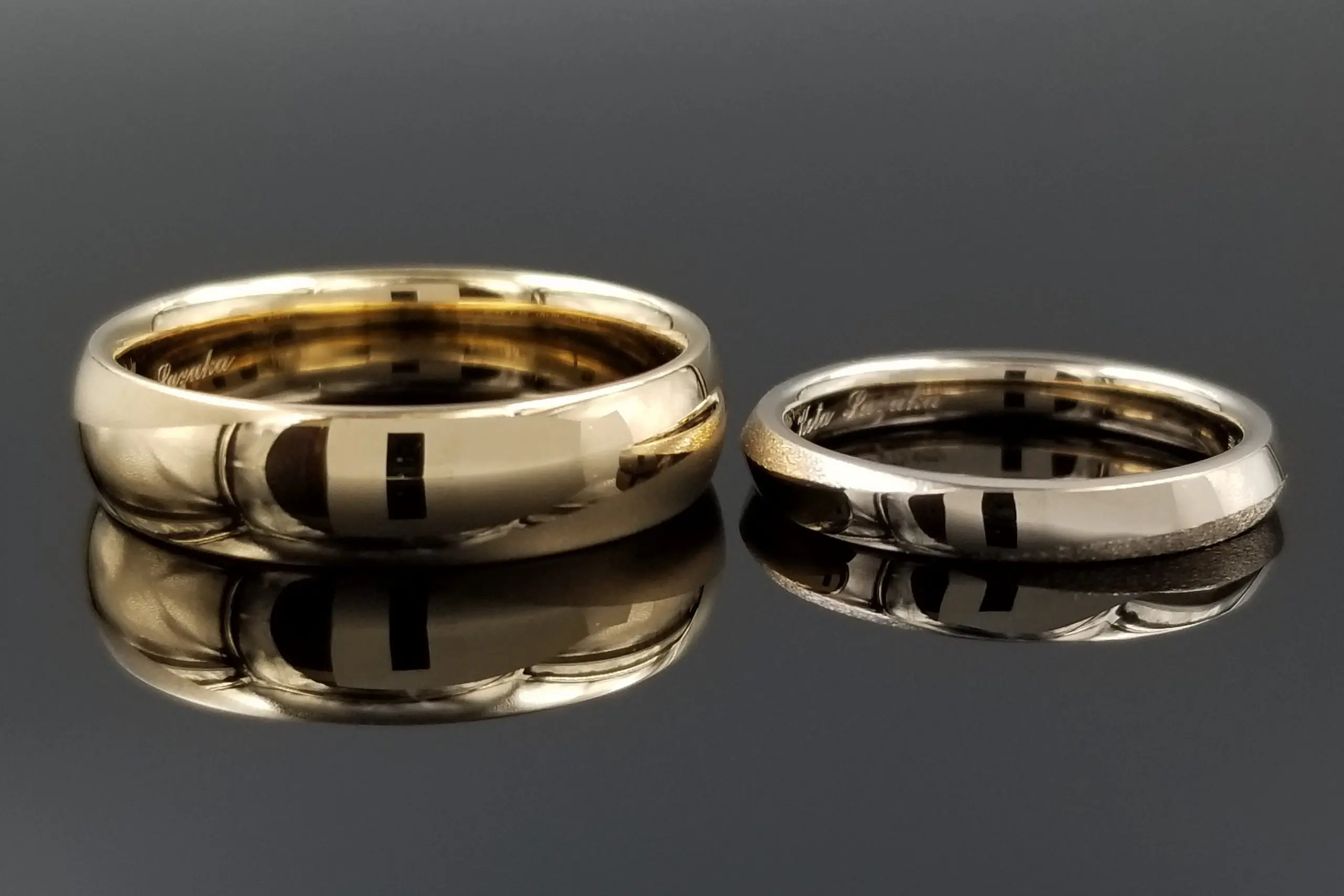 内甲丸で仕上げた着け心地の良い太幅リング | 結婚・婚約指輪の