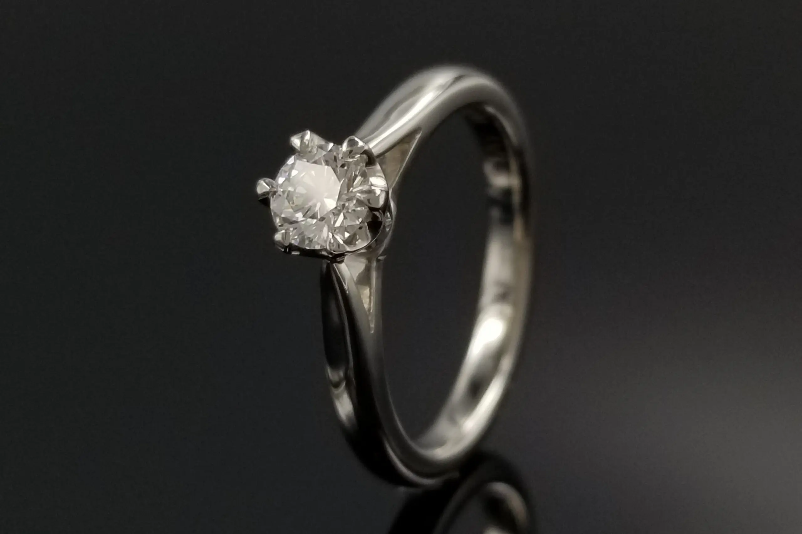 Tiffany & Co. ダイヤモンドリング 0.31カラット ティファニー TIFFANY&Co. ソリティア ダイヤ 0.31ct D/VS1/3EX 9号