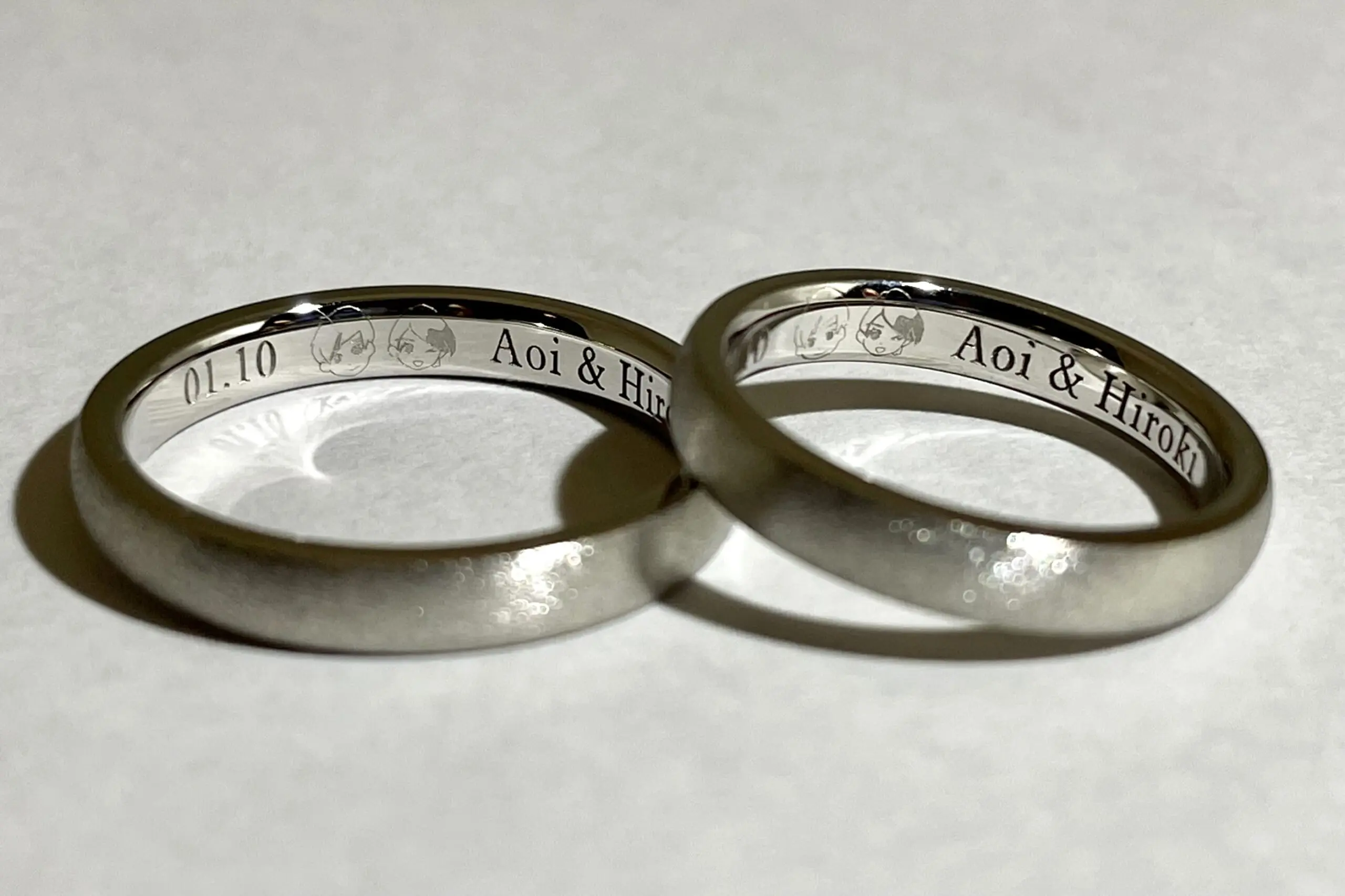 似顔絵が最大のこだわりポイント！ | 結婚・婚約指輪のオーダーメイド