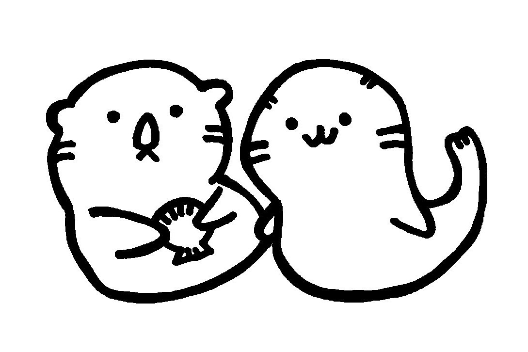 おふたりを表すラッコとアザラシのサムネイル
