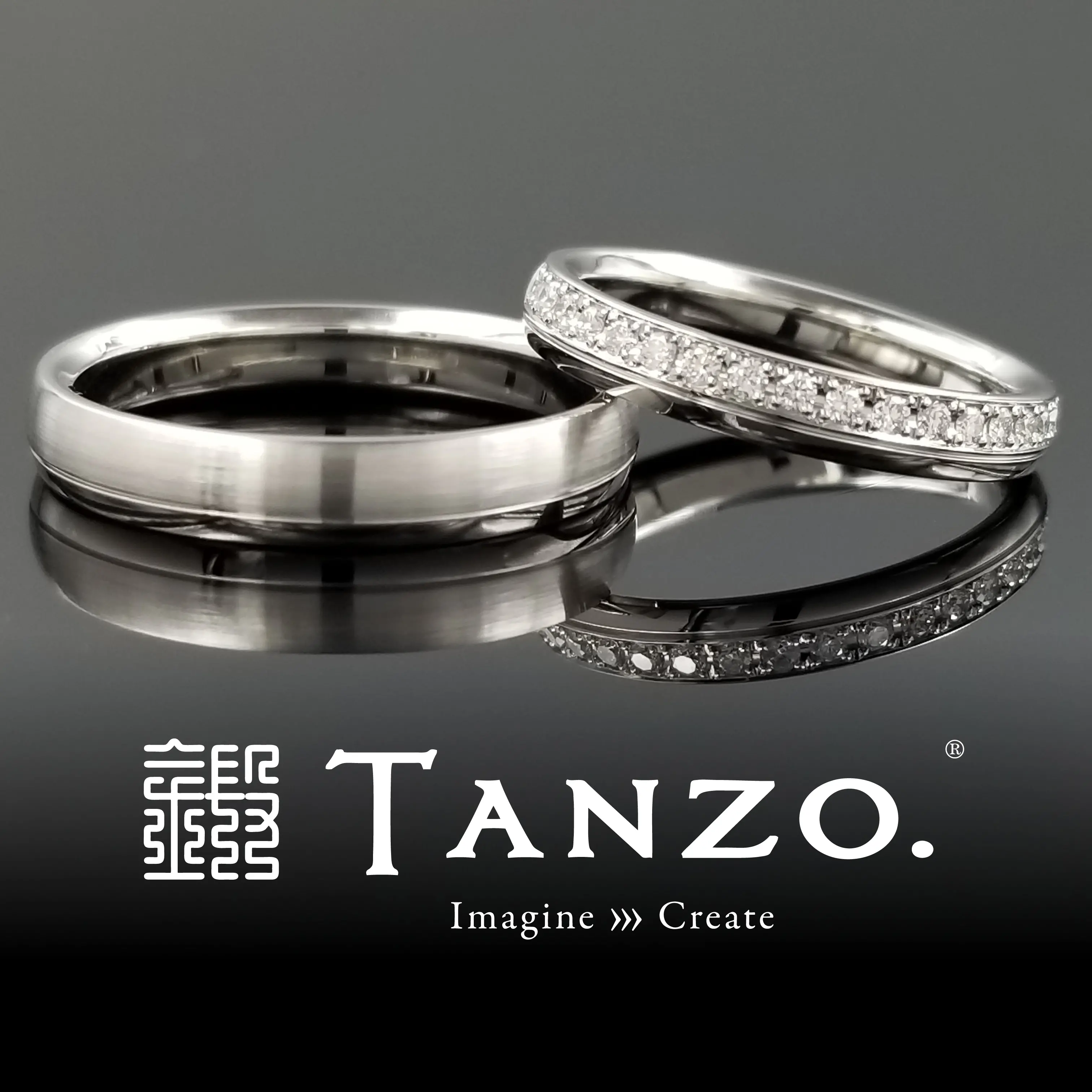 スモーキーコーッを銀で指輪にしました。 白妙の】 | 結婚・婚約指輪のオーダーメイドは鍛造指輪＜TANZO＞