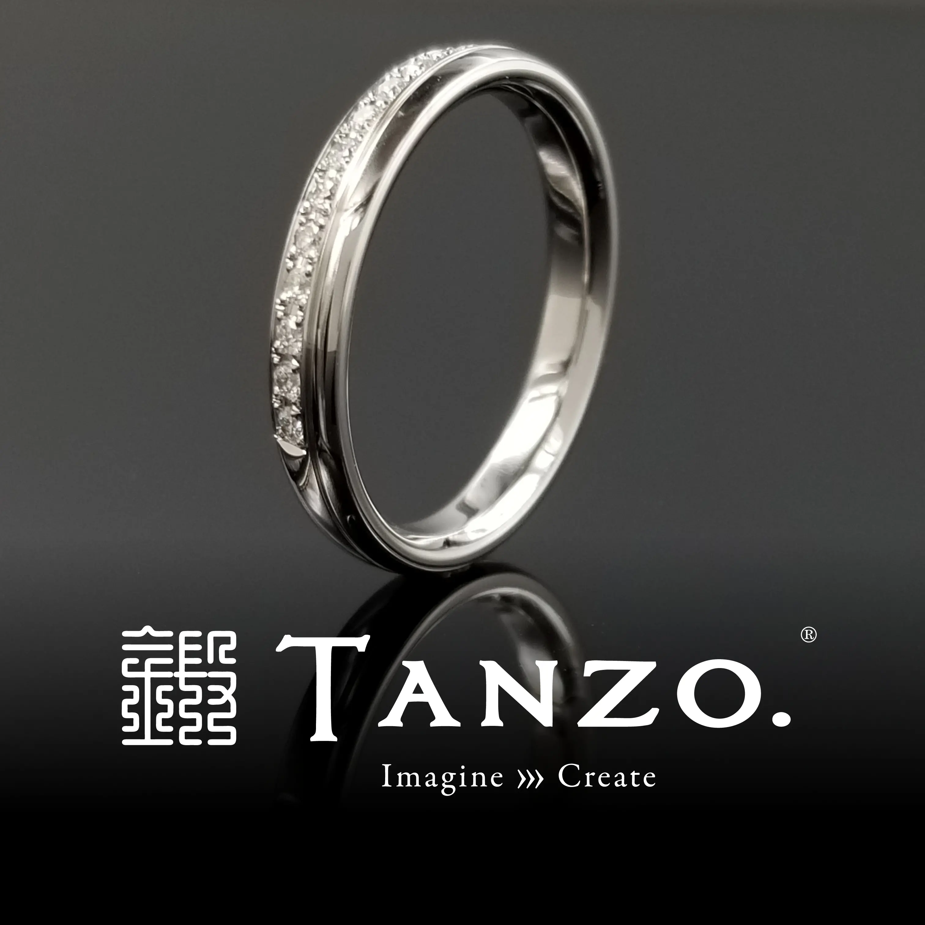 白妙の】 | 結婚・婚約指輪のオーダーメイドは鍛造指輪＜TANZO＞