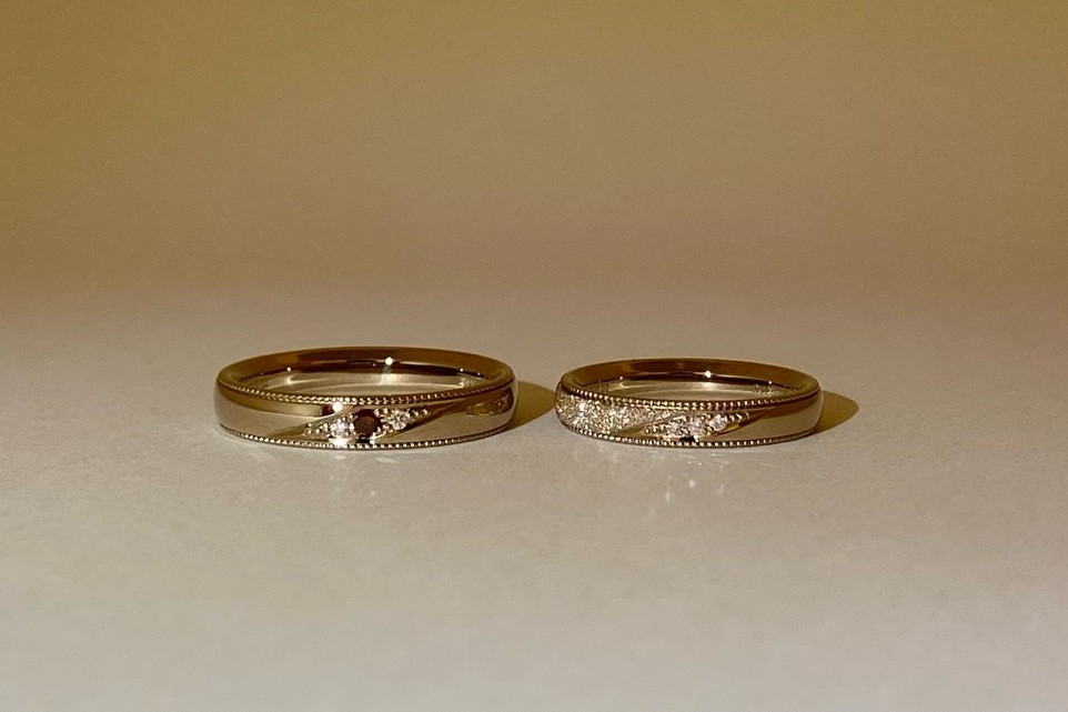 結婚指輪のテーマは“アンティークな雰囲気”のサムネイル