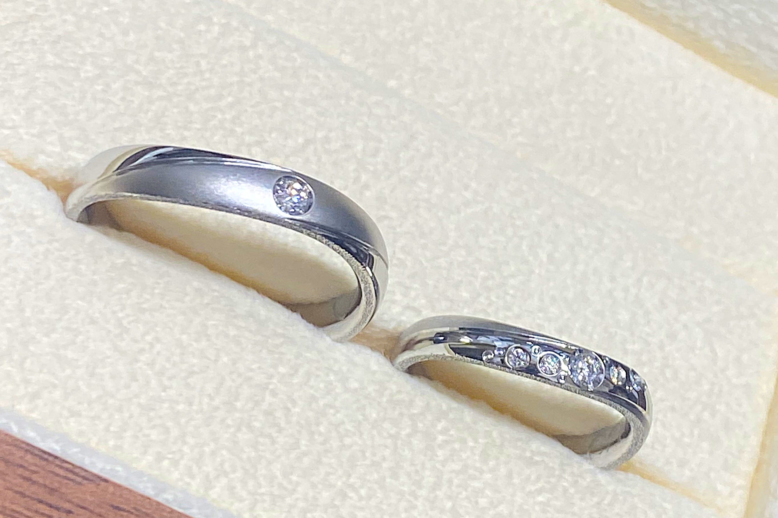 細部にまでこだわった唯一無二のご結婚指輪のサムネイル