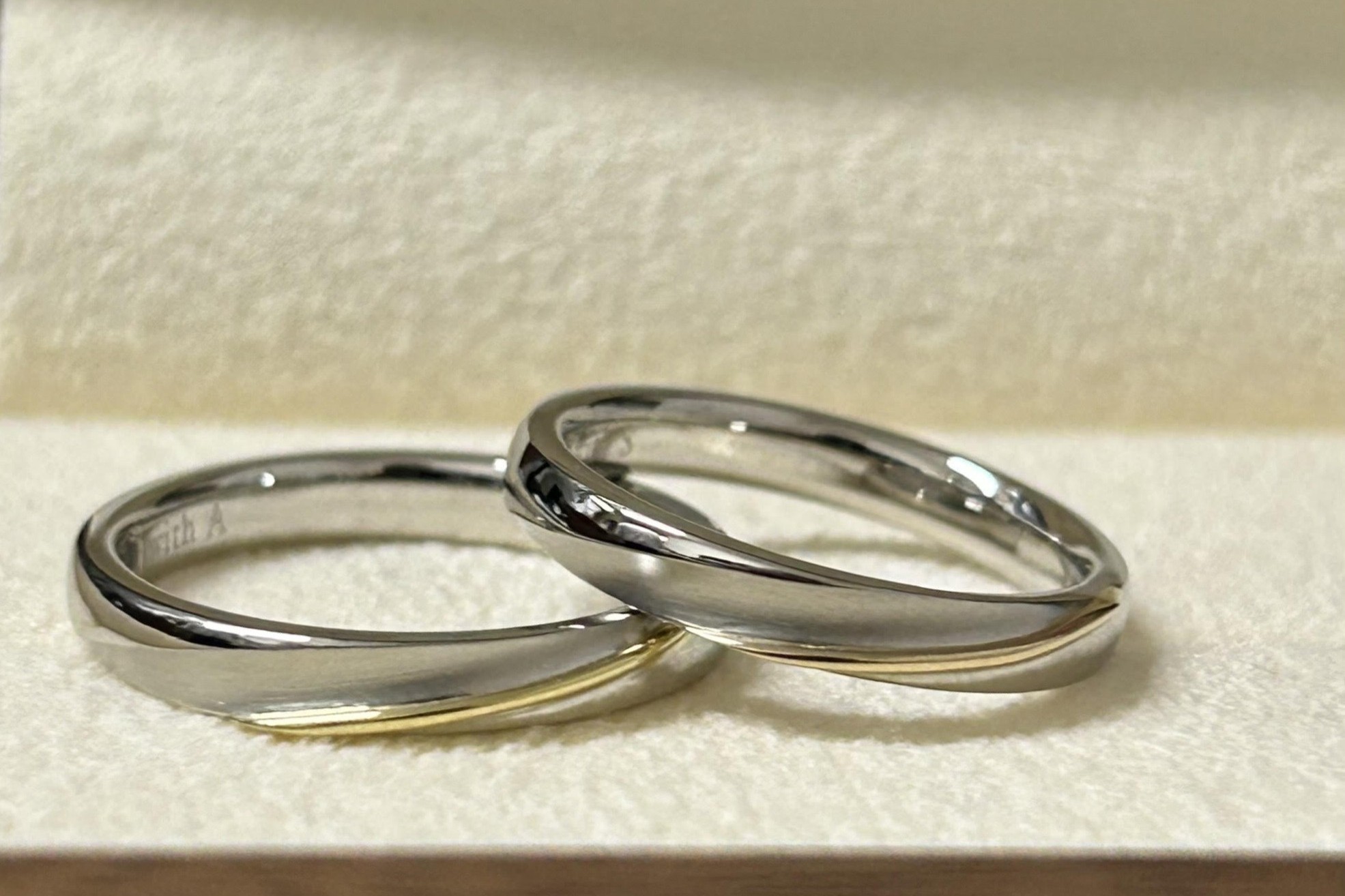 シンプルなご結婚指輪こそフルオーダーメイドのTANZOで。のサムネイル