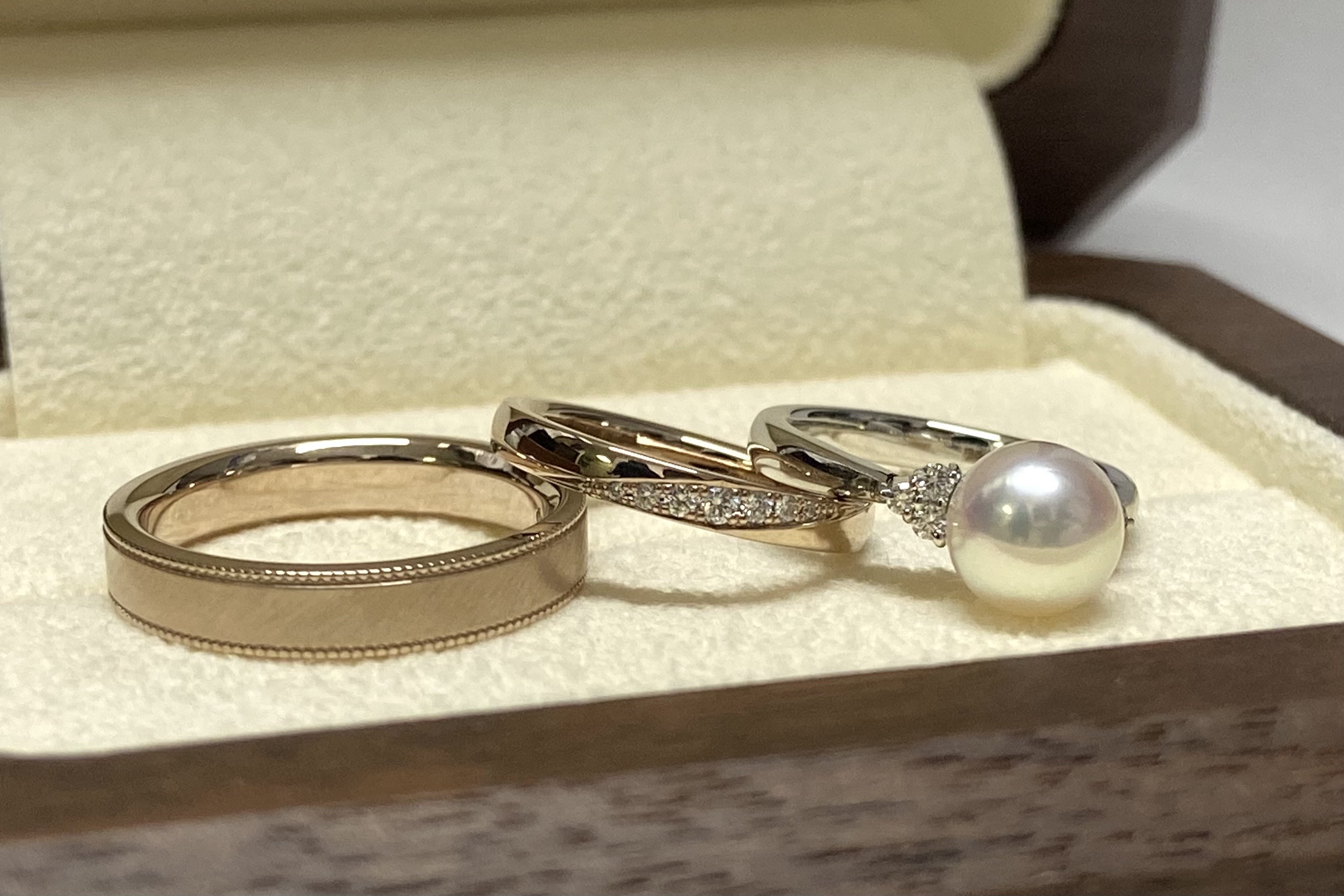 パールのご婚約指輪のサムネイル